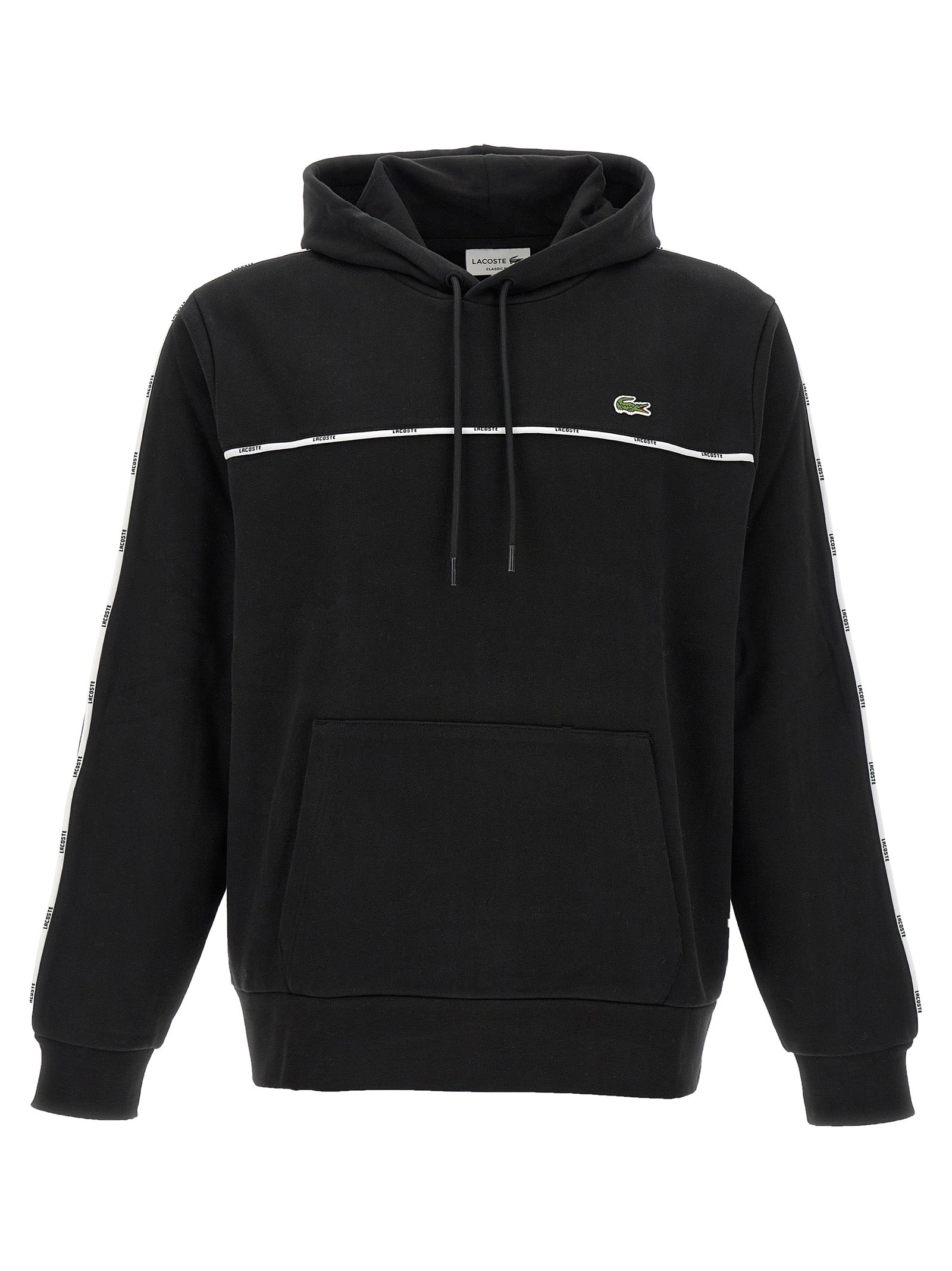 Lacoste Black Cotton Sweatshirt