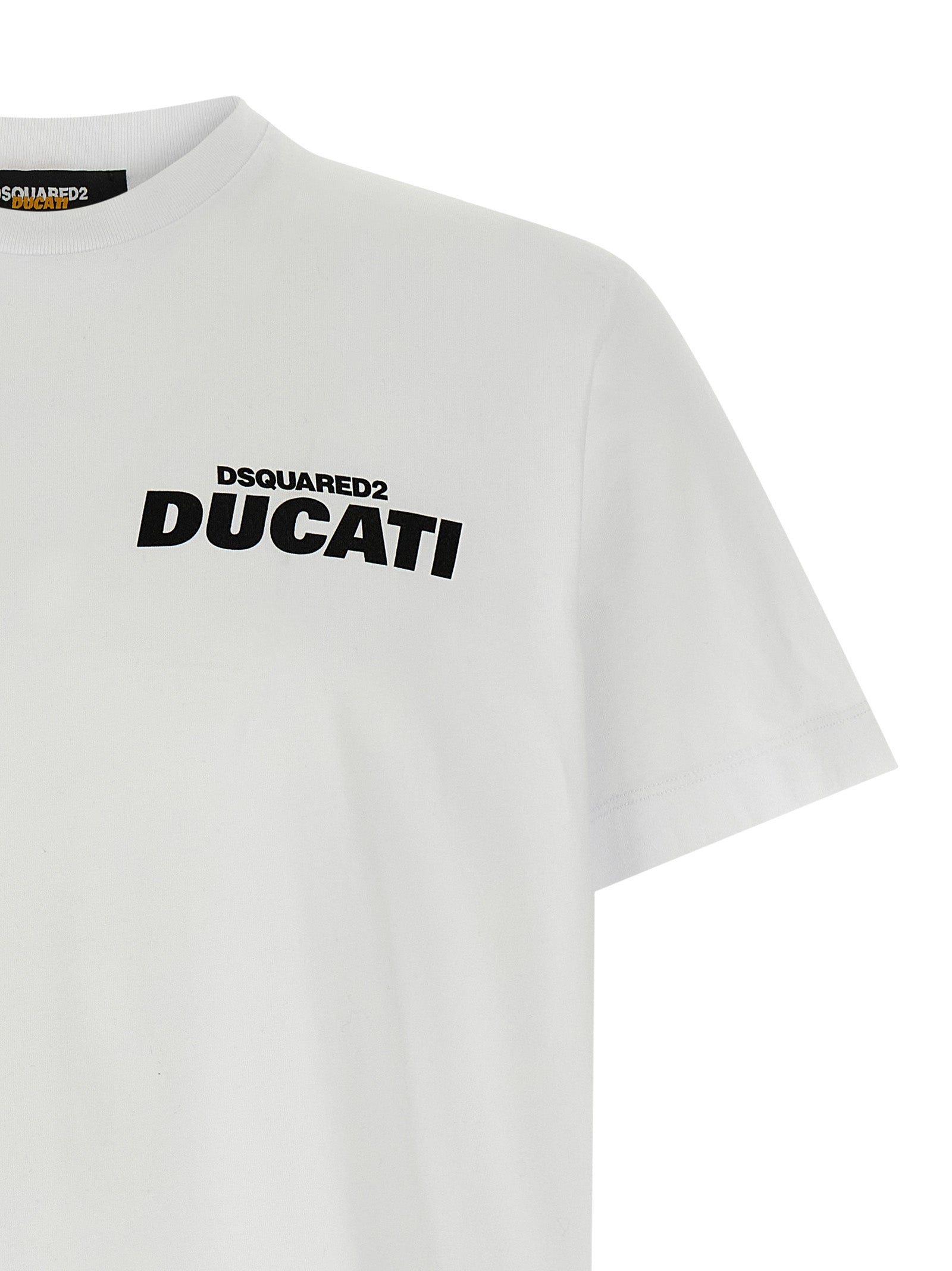 Dsquared² Bicolor Cotton T-Shirt | Artisanal Luxury Fashion