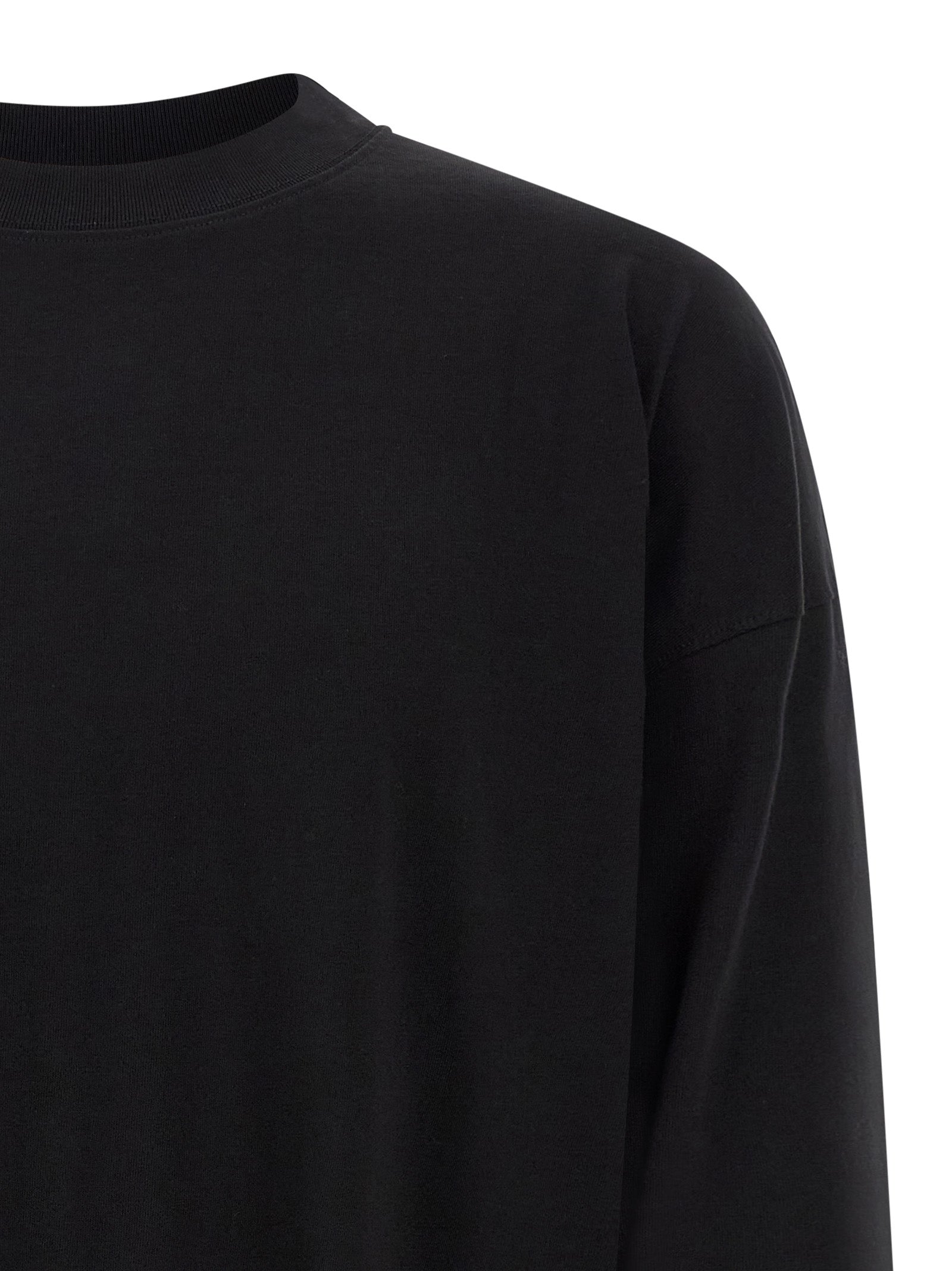 Dries Van Noten Black Cotton T-Shirt