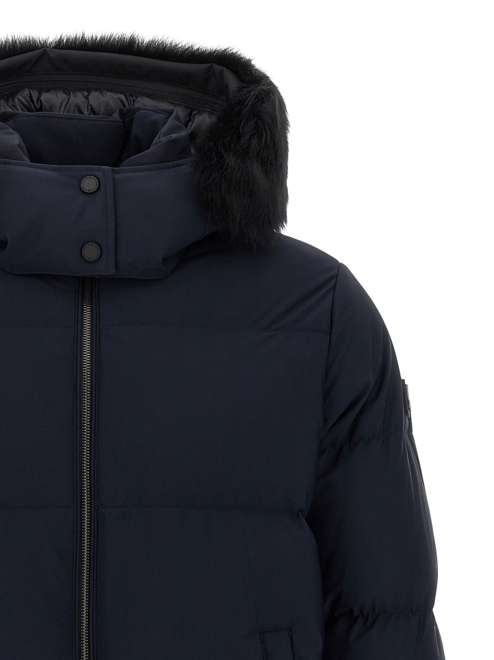 Moose Knuckles Misti Puffer Jacket - Luxurious Blue Outerwear