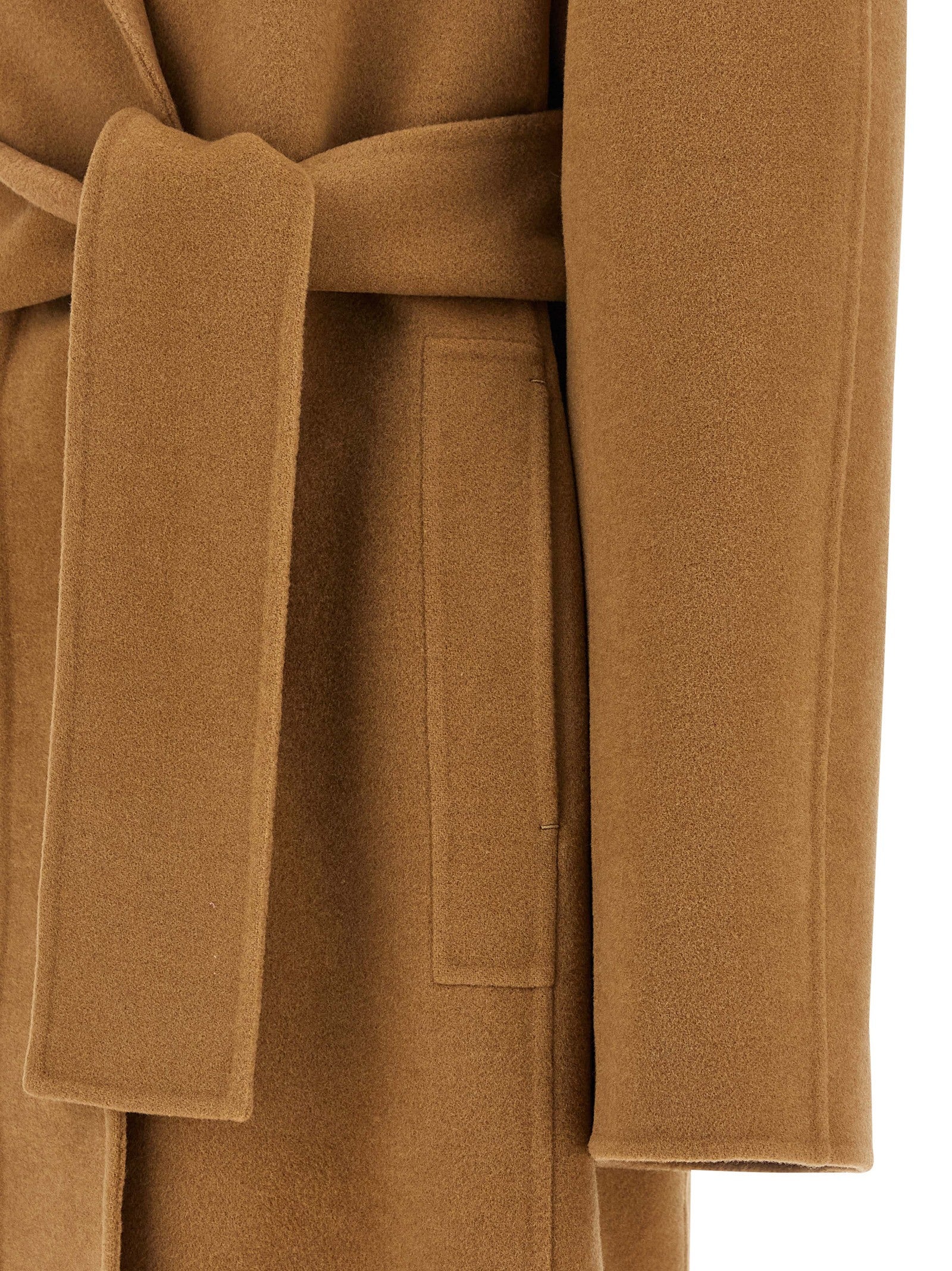 Khaite Brown Wool Coat - Embrace Timeless Luxury and Elegance