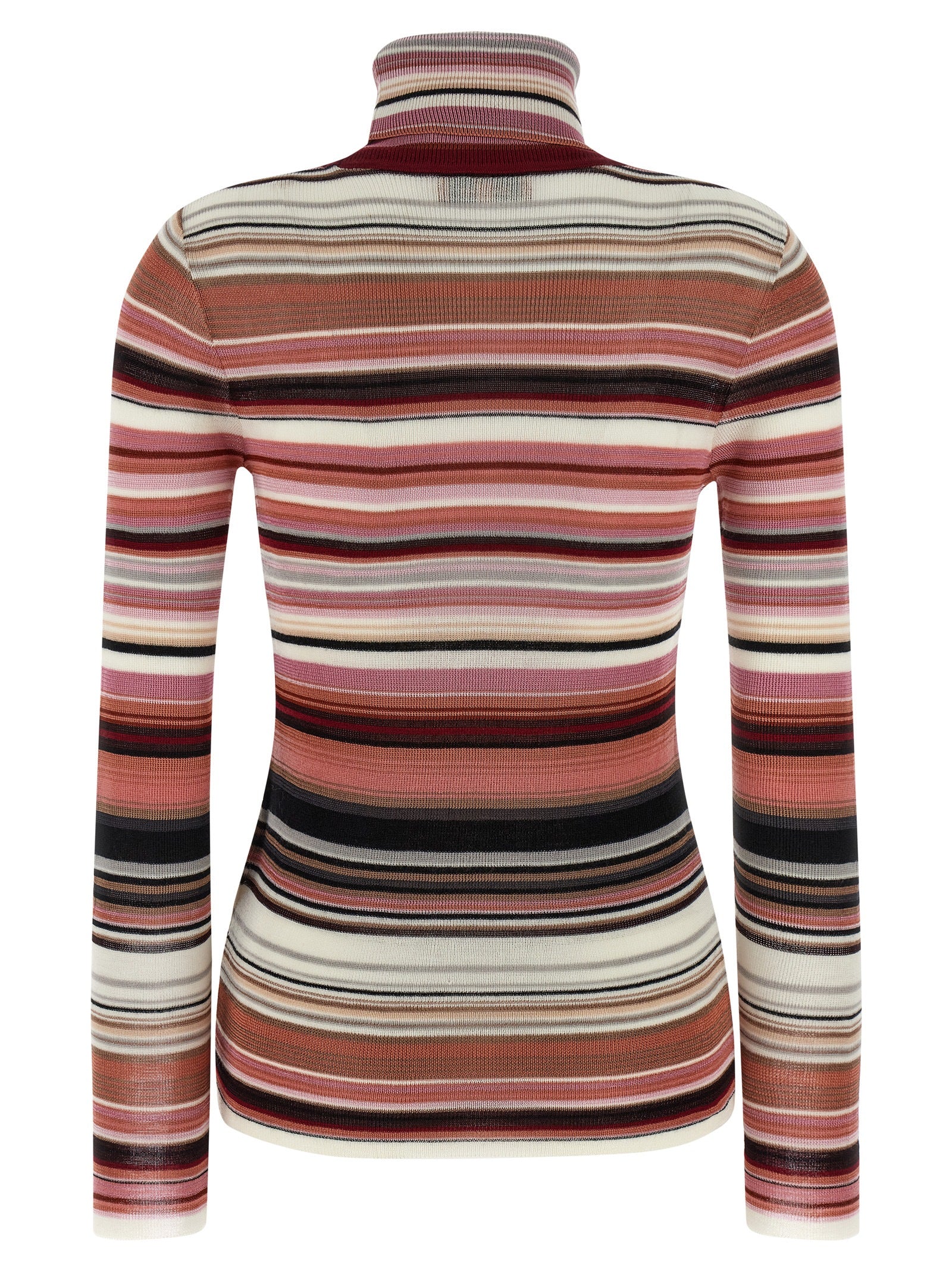 Experience the allure of the Missoni Multicolor Viscose Cardigan, a luxurious blend of viscose and wool, embodying timeless elegance and artisan craftsmanship.