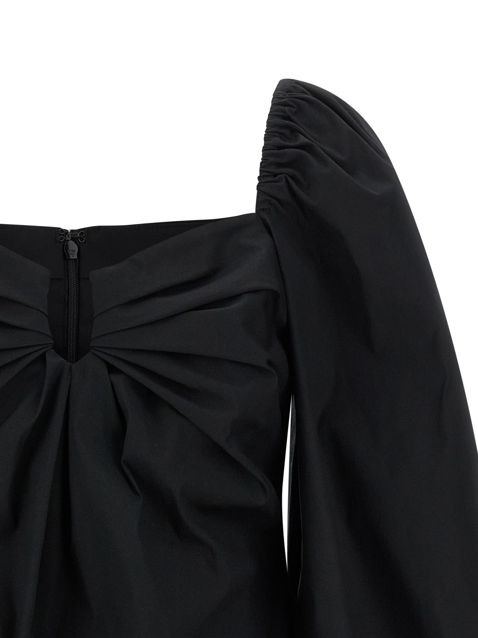 Carolina Herrera Black Cotton Tank Top | Elegant Couture Design