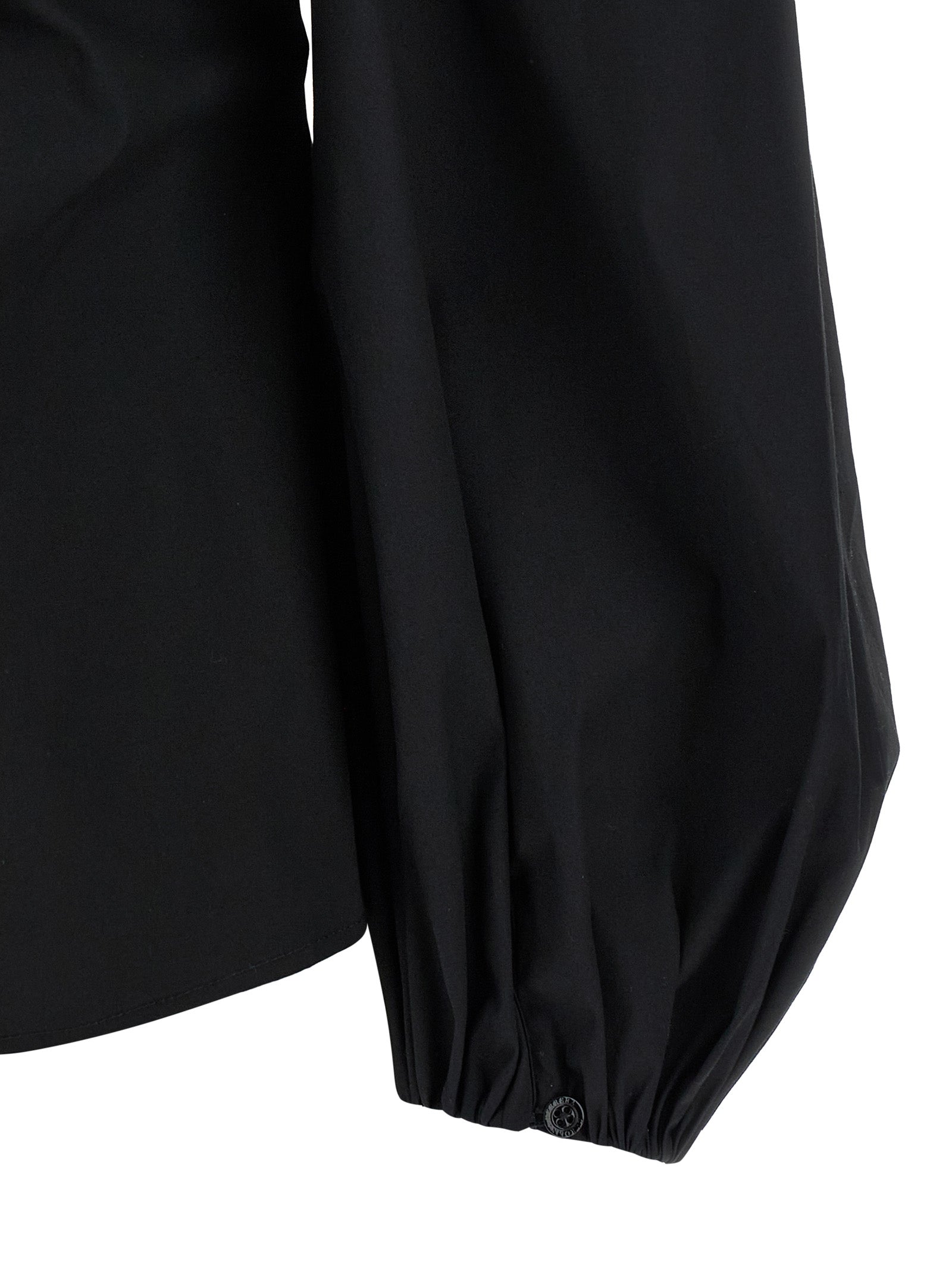 Carolina Herrera Black Cotton Tank Top - Elegant Couture Luxury