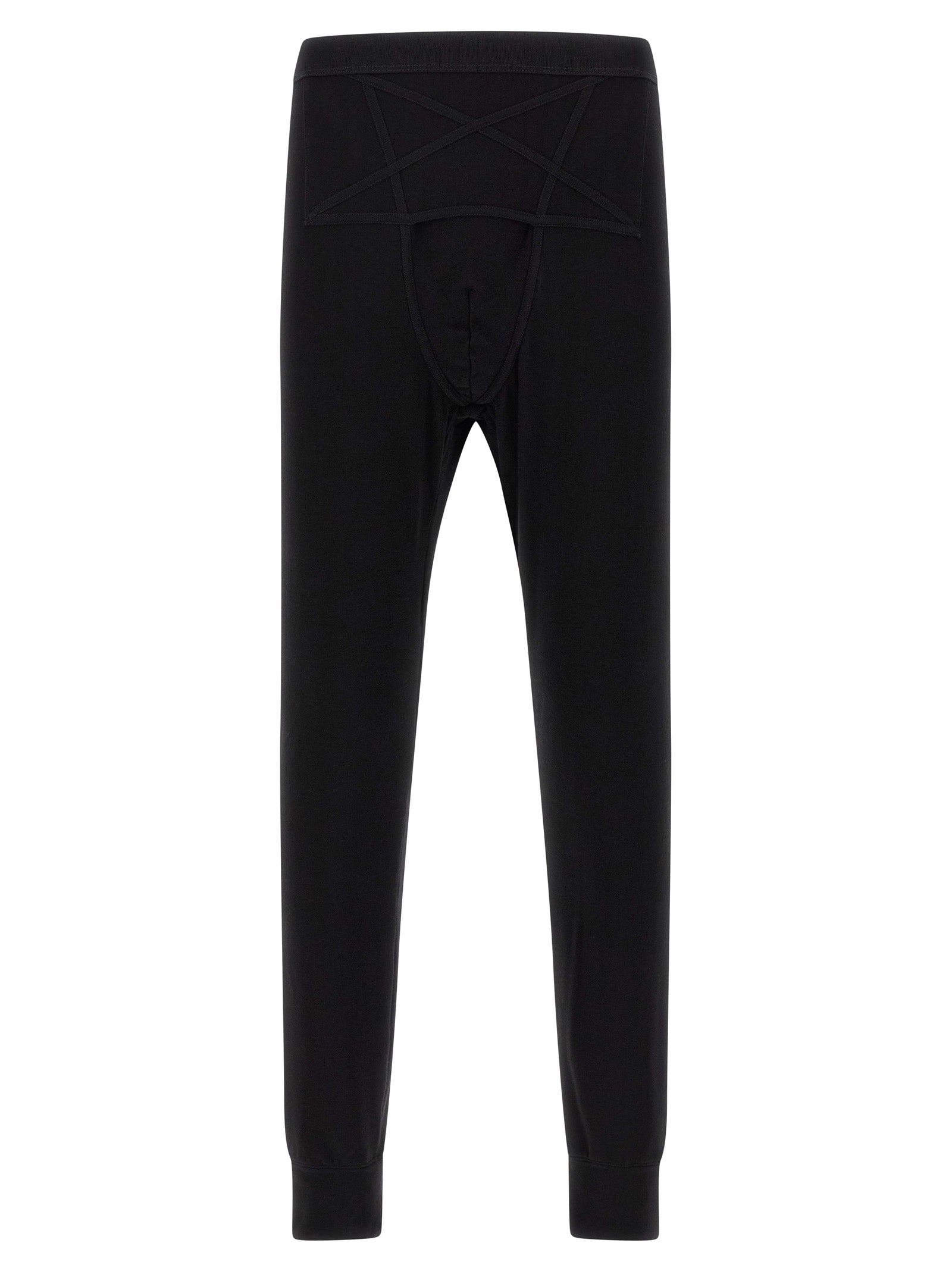 Rick Owens Black Wool Leggings – Luxury Designer Couture