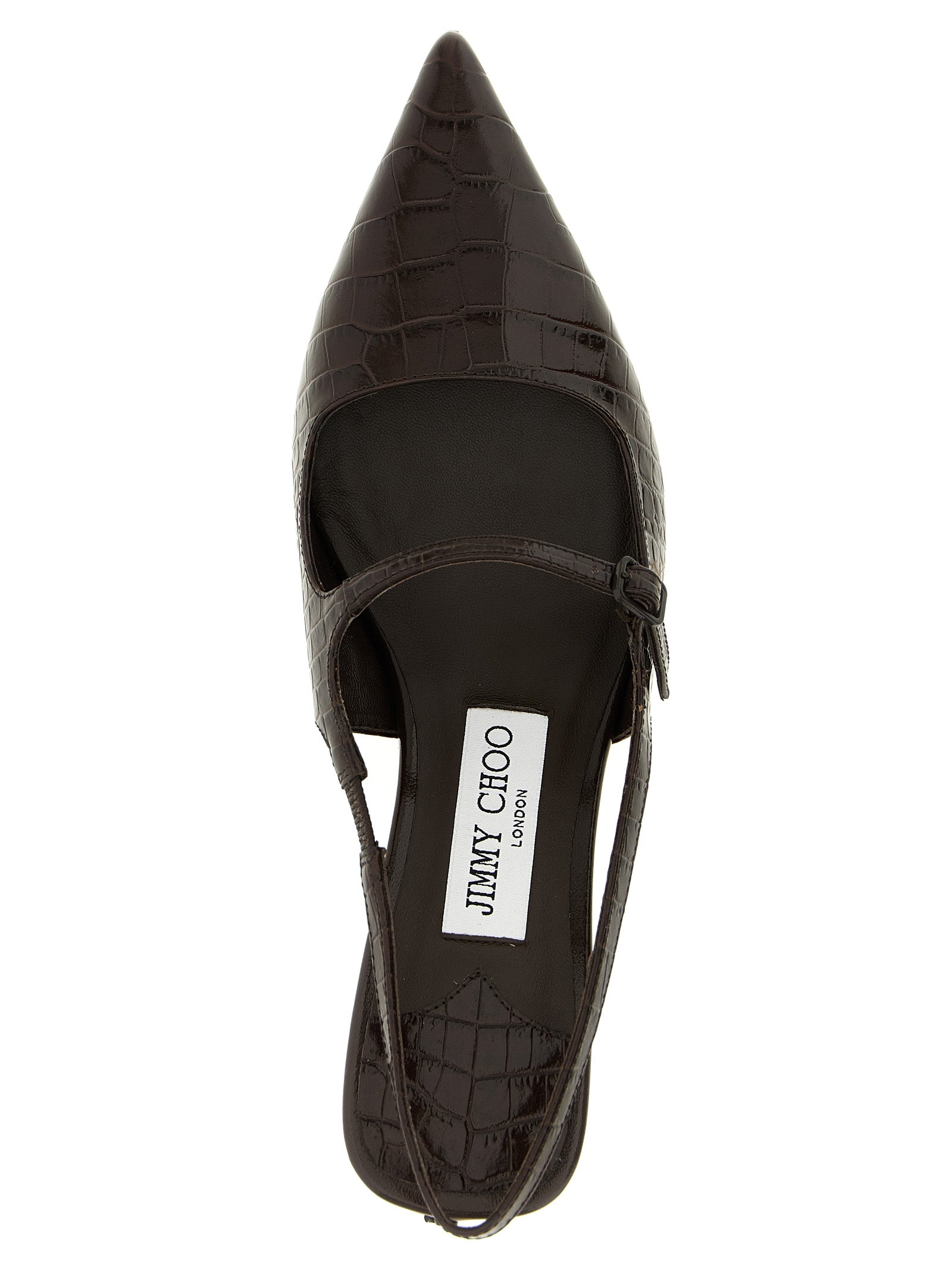 Elevate your elegance with Jimmy Choo's Didi pumps, crafted from sumptuous crocodile-print leather, embodying timeless sophistication for the discerning connoisseur.