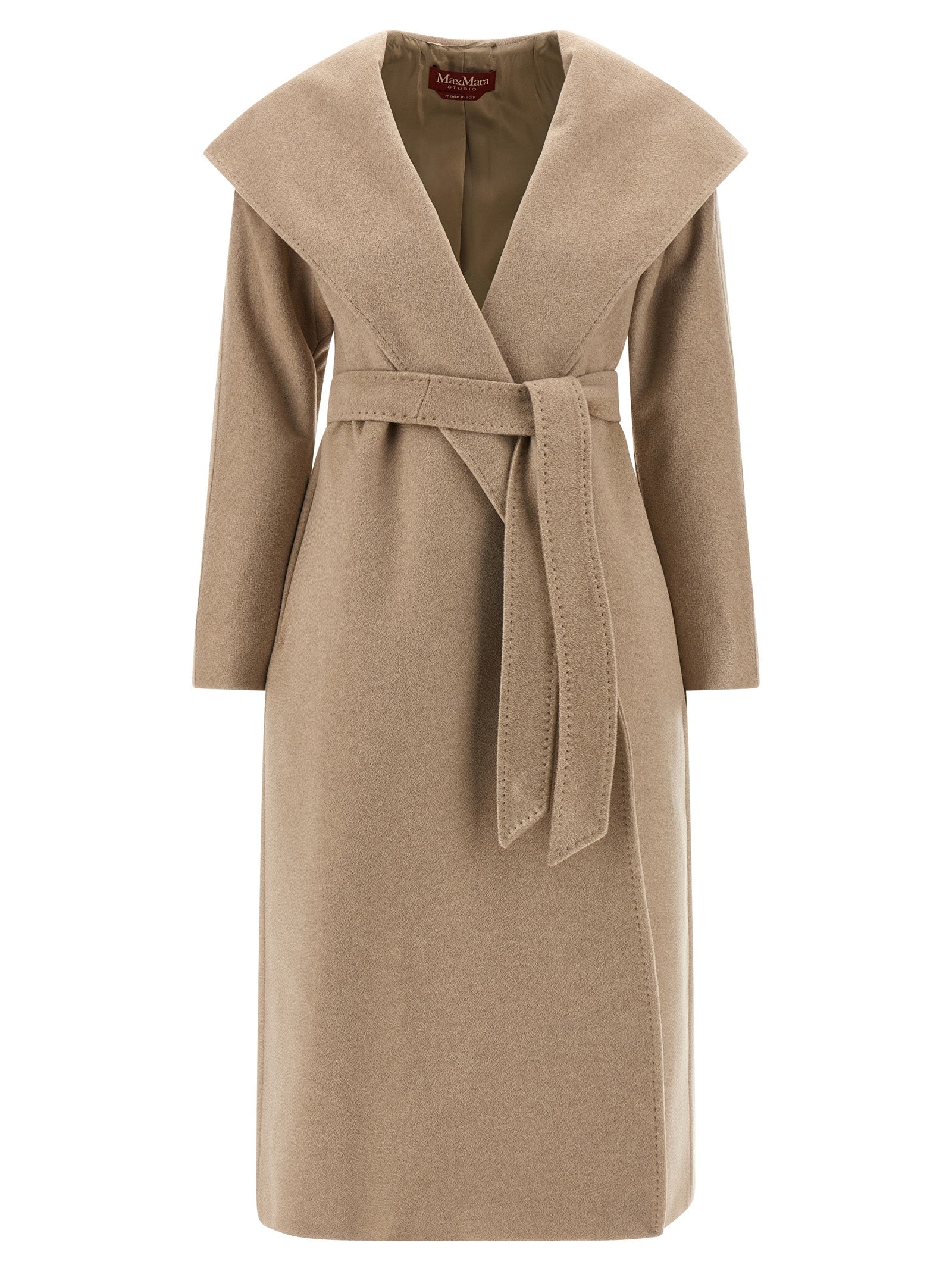 Max Mara Beige Cashmere Coat - Timeless Elegance in Luxury Fashion