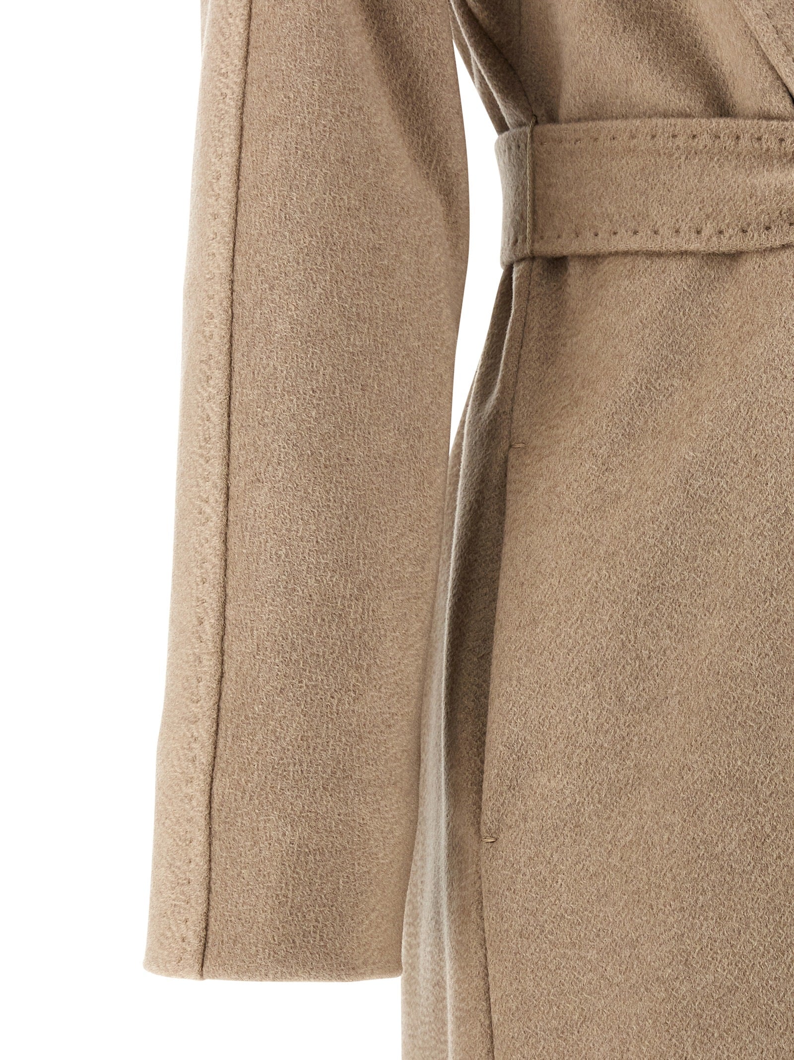 Max Mara Beige Cashmere Coat - Timeless Elegance in Luxury Fashion