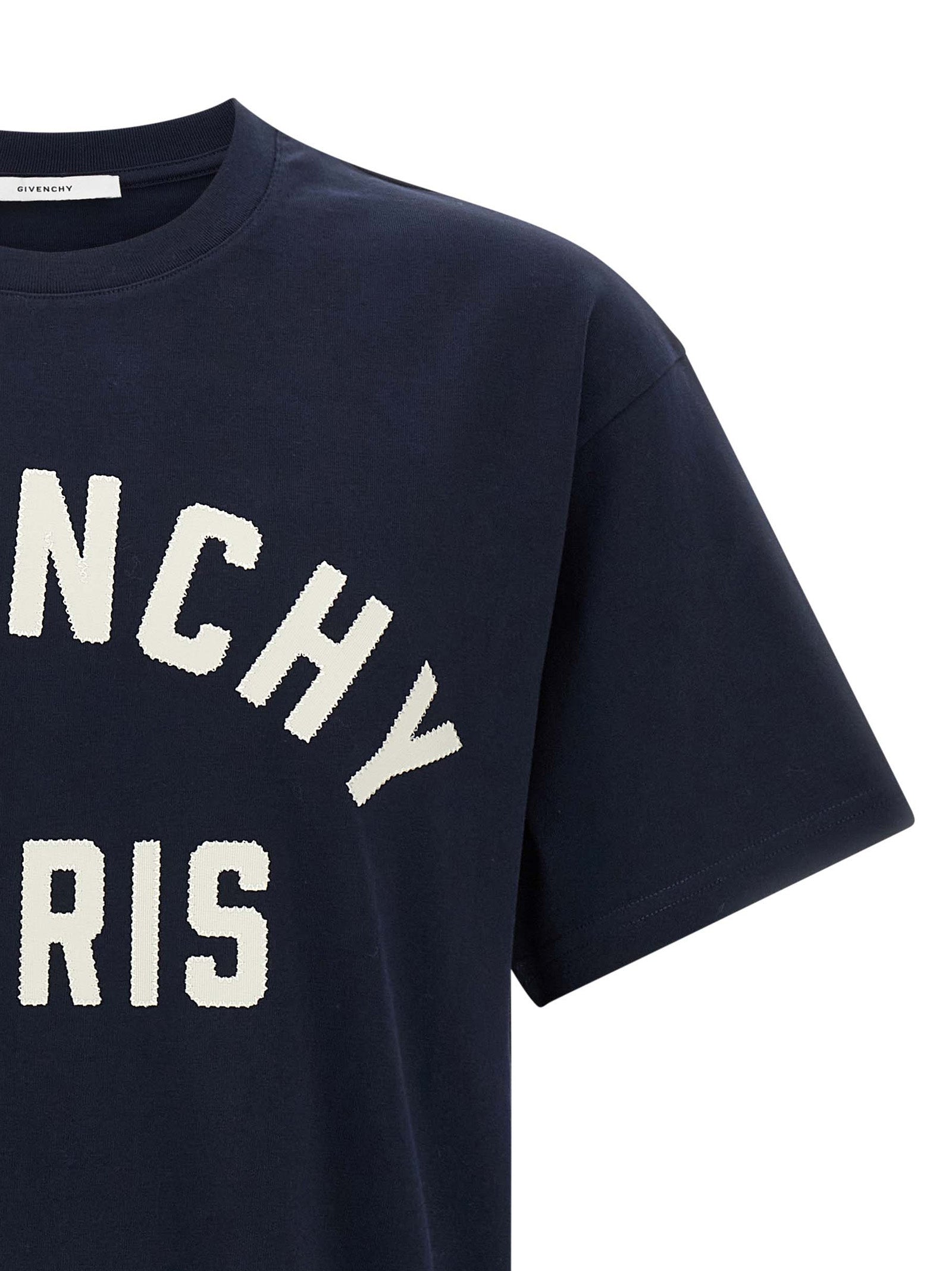 Givenchy Blue Cotton T-Shirt - Designer Luxury Essential