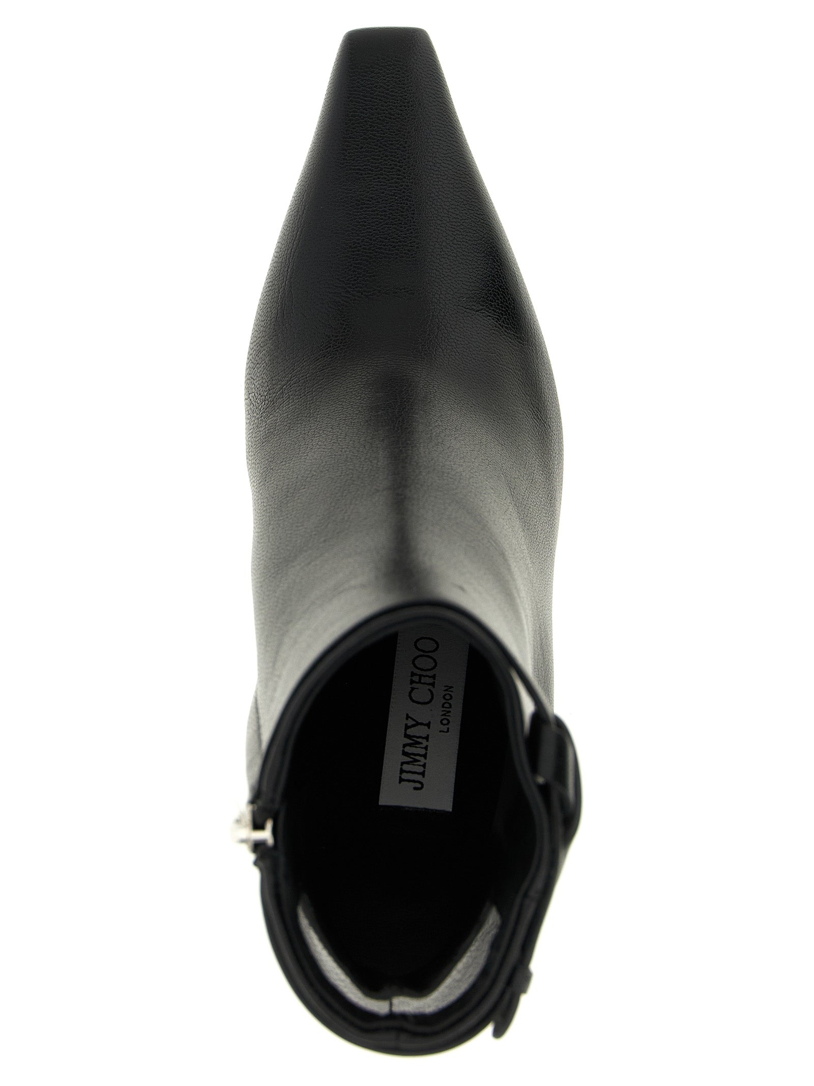 Jimmy Choo Black Leather Ankle Boots - Elevate Your Elegance