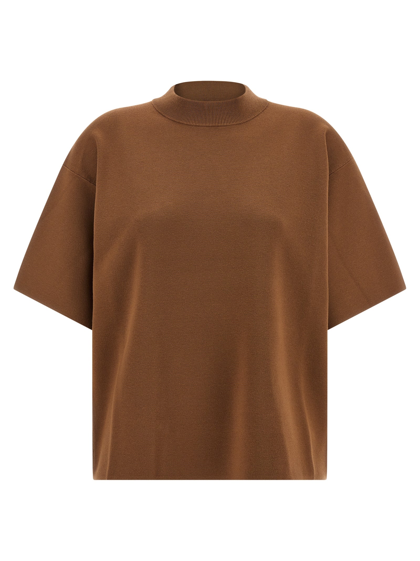 Elevate your wardrobe with the Max Mara Brown Viscose Cardigan, a luxurious blend of comfort and sophistication, perfect for the discerning individual.