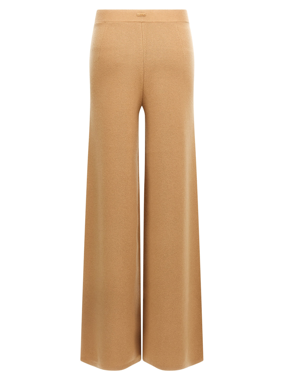 Elevate your wardrobe with Max Mara's Brown Wool Casual Pants, a luxurious blend of wool and cashmere, expertly crafted for timeless elegance and effortless sophistication.