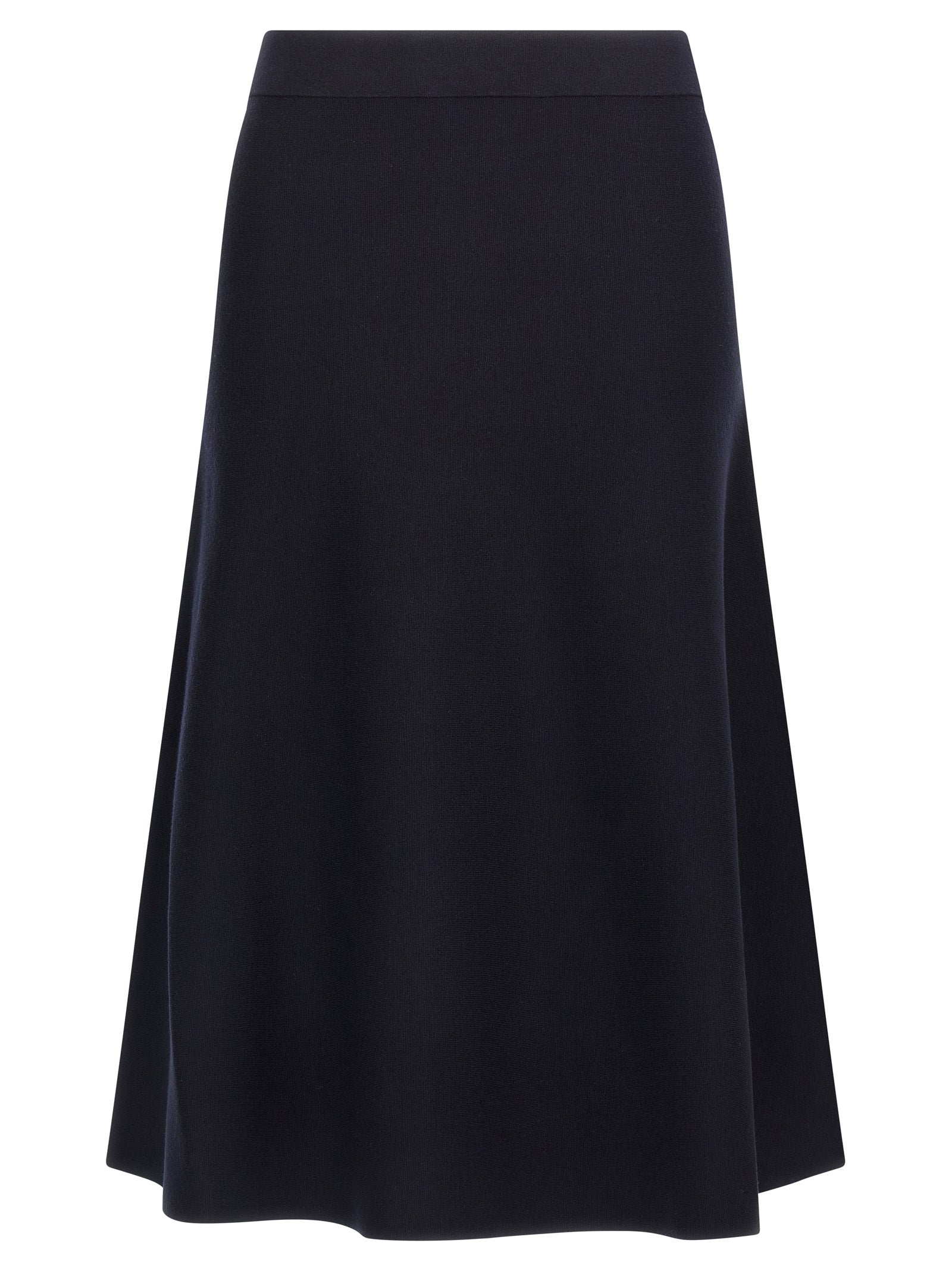 Elevate your wardrobe with the Max Mara Blue Viscose Midi Skirt, a masterpiece of luxurious craftsmanship that embodies sophistication and timeless elegance.