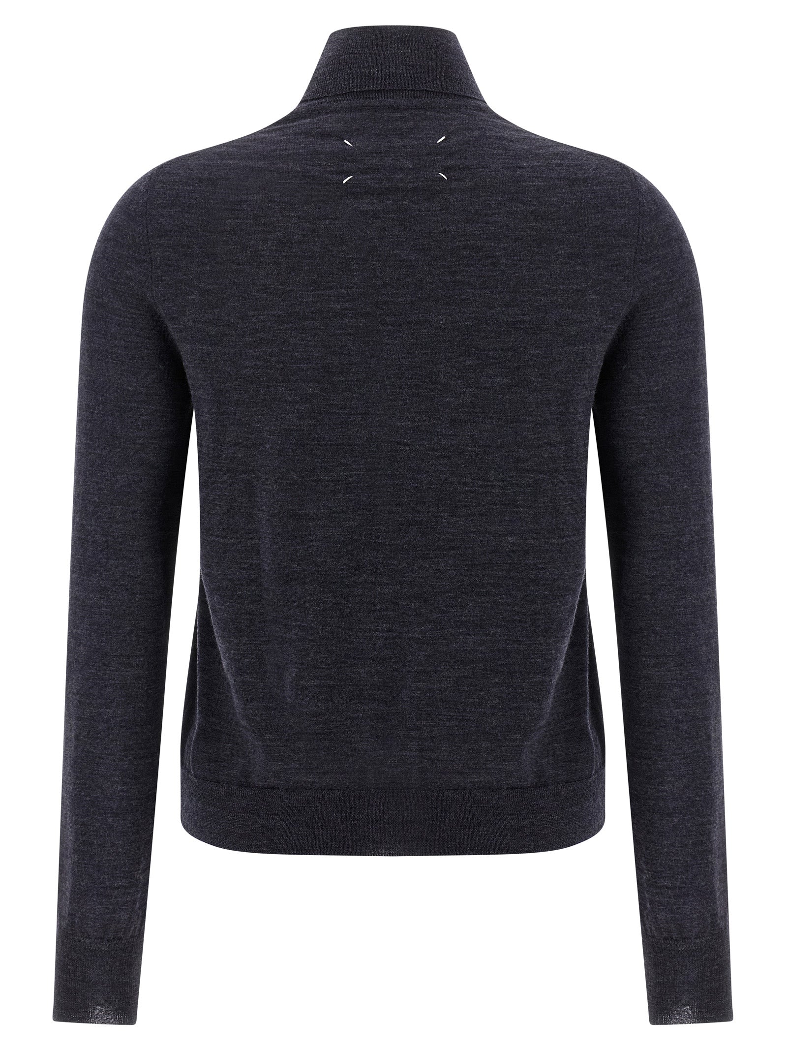 Maison Margiela Blue Wool Cardigan - Exquisite Luxury Fashion