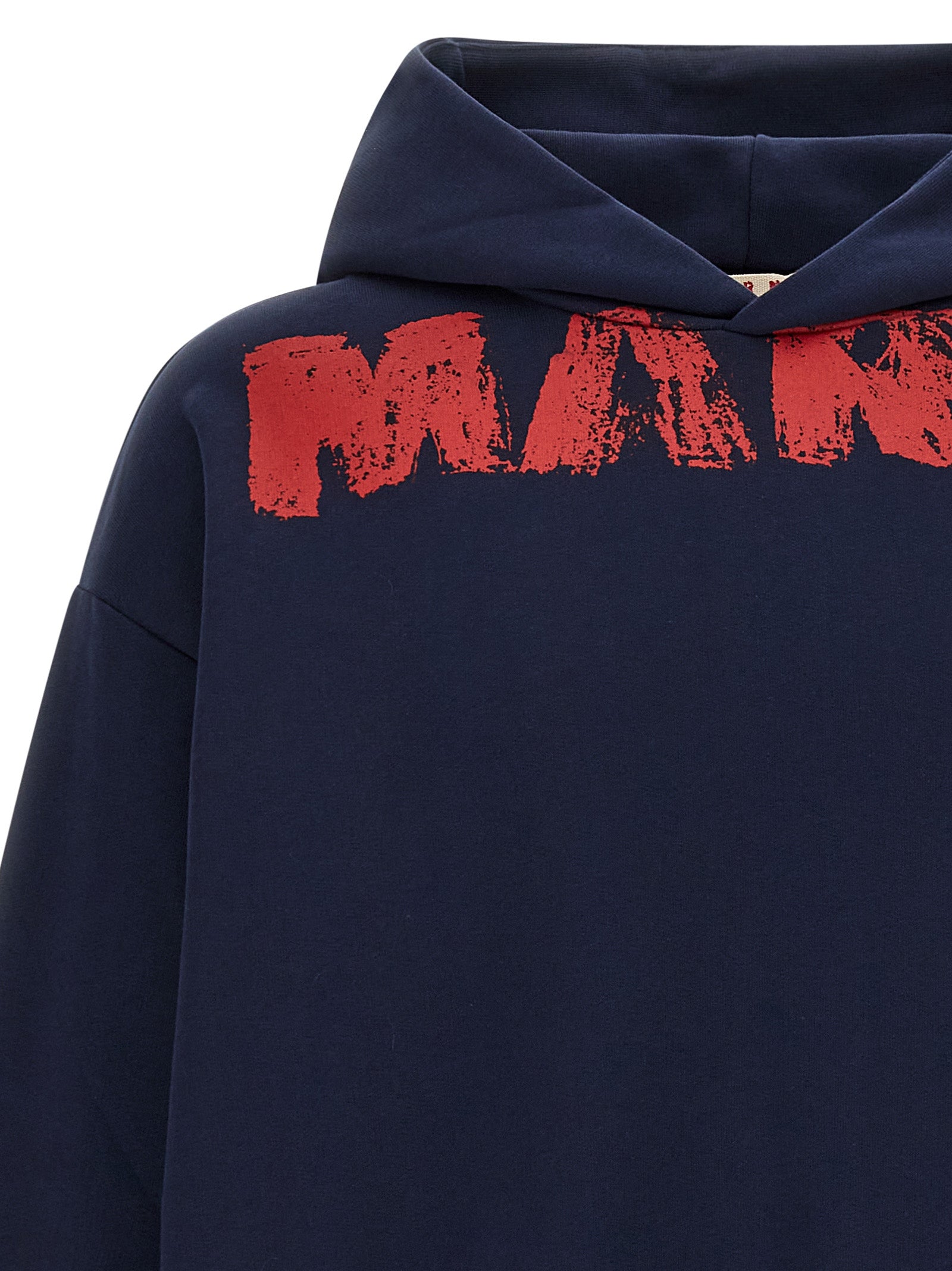 Experience the Marni Blue Cotton Sweatshirt, a luxurious blend of comfort and style, crafted for those who embody elegance and sophistication in every moment.