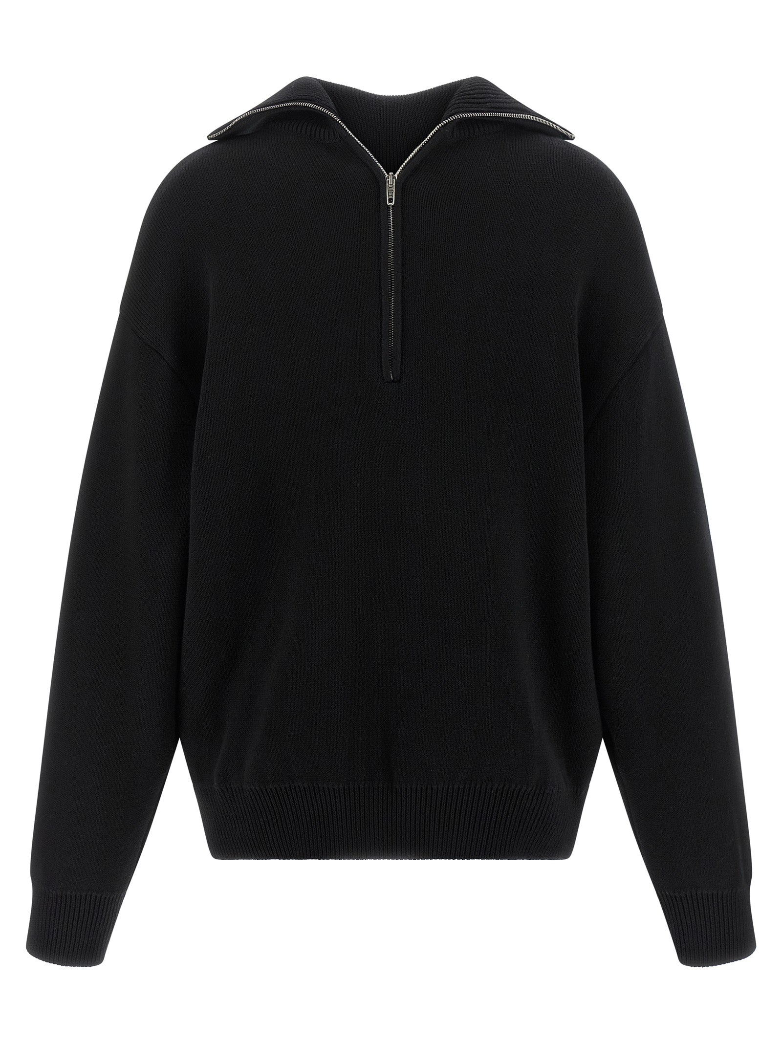 Balenciaga Black Cotton Cardigan - Artisanal Luxury Fashion