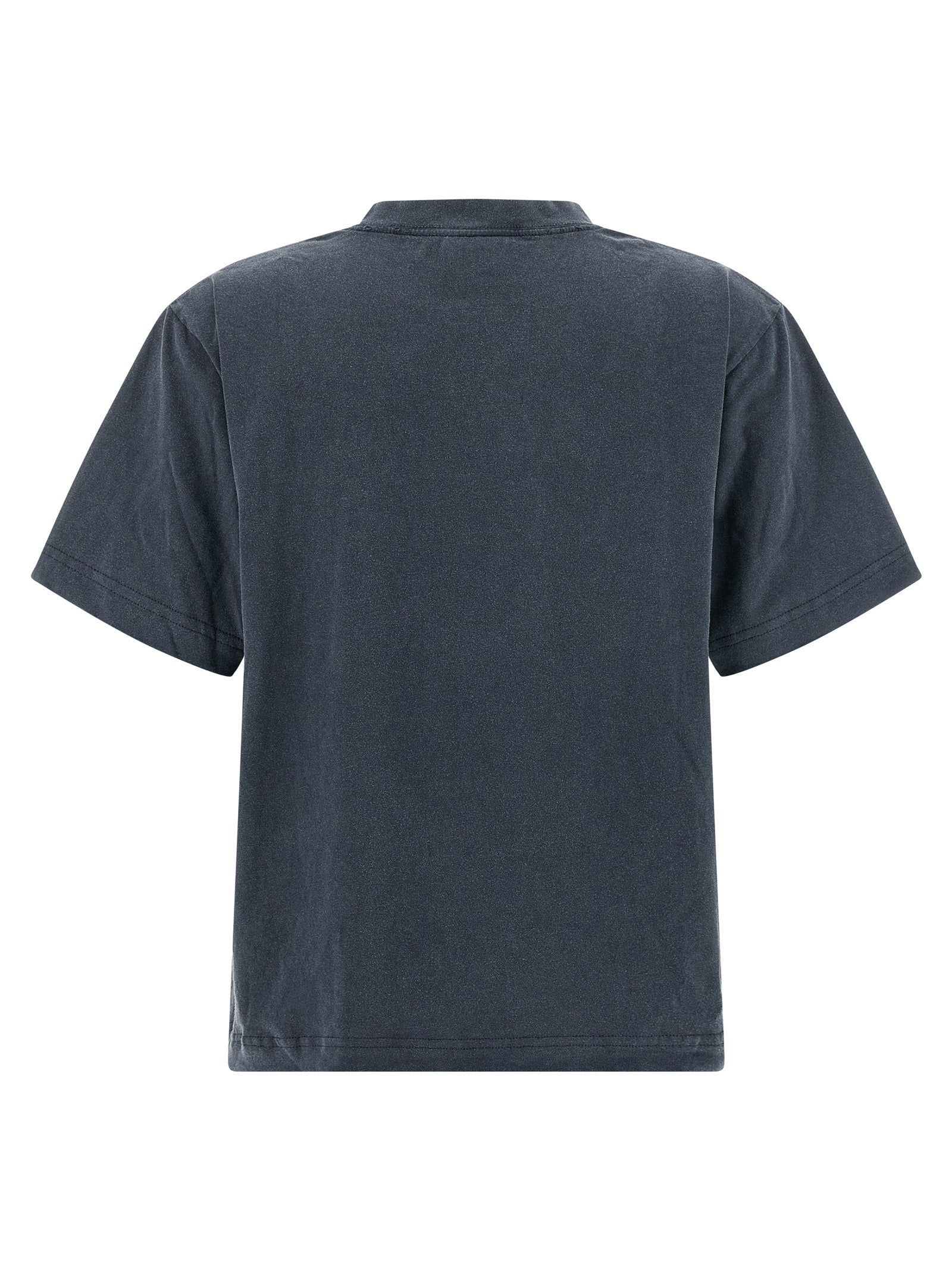 Balenciaga Blue Cotton T-Shirt - Artisanal Luxury Wear
