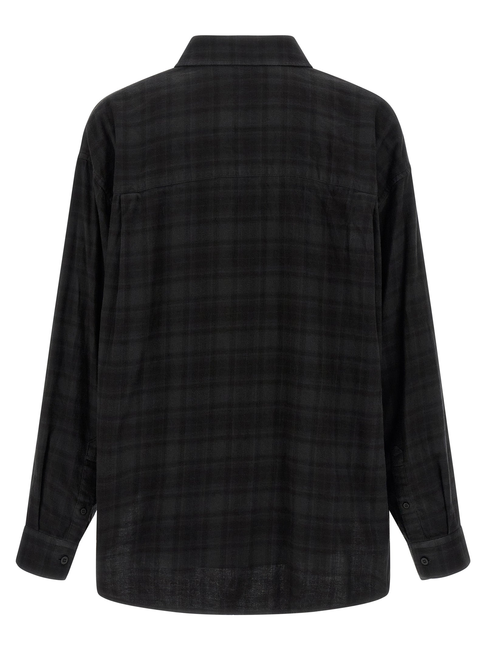 Balenciaga Black Cotton Blouse - Designer Couture Masterpiece