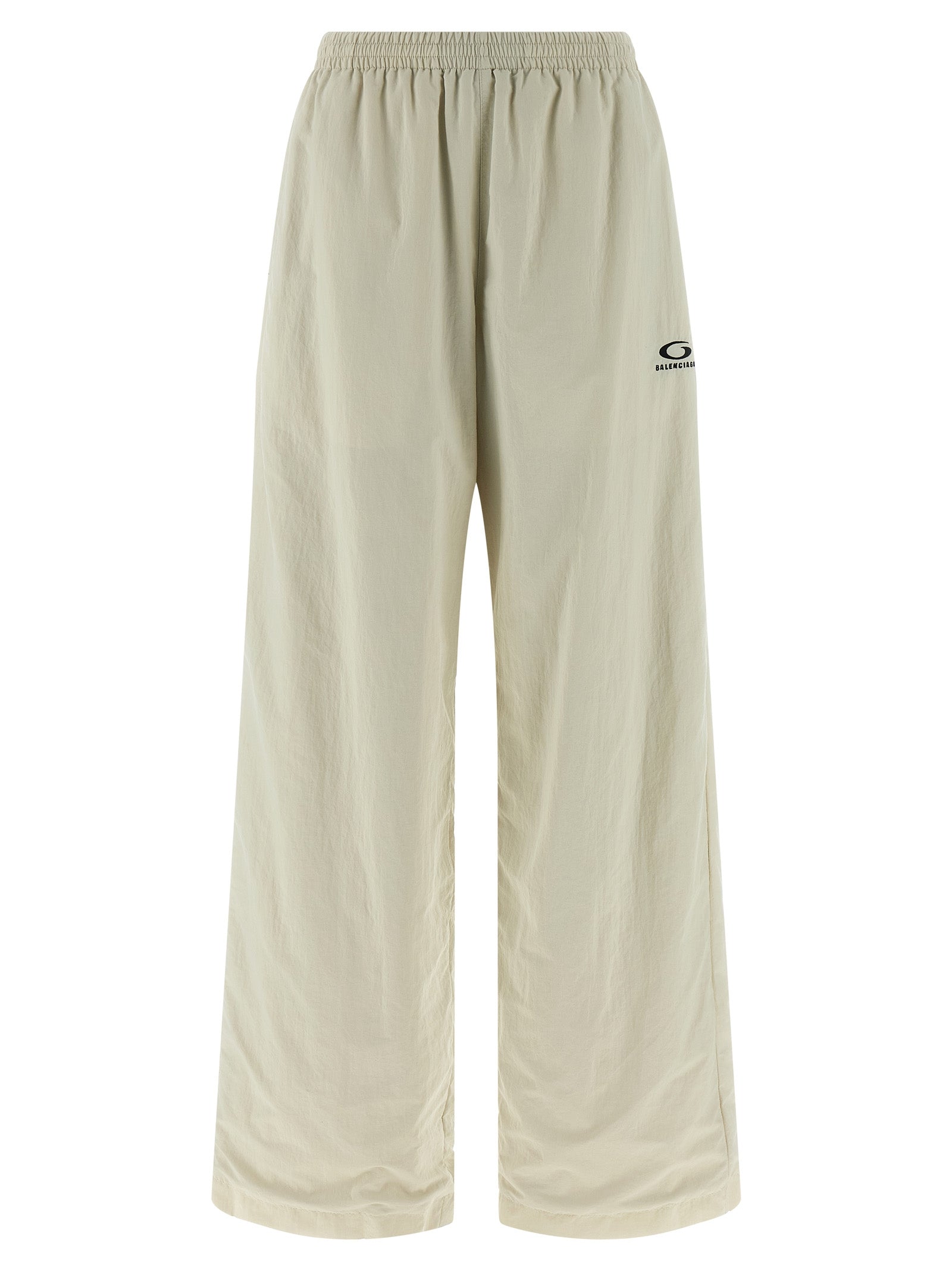 Balenciaga Beige Polyamide Joggers - Designer Couture Elegance