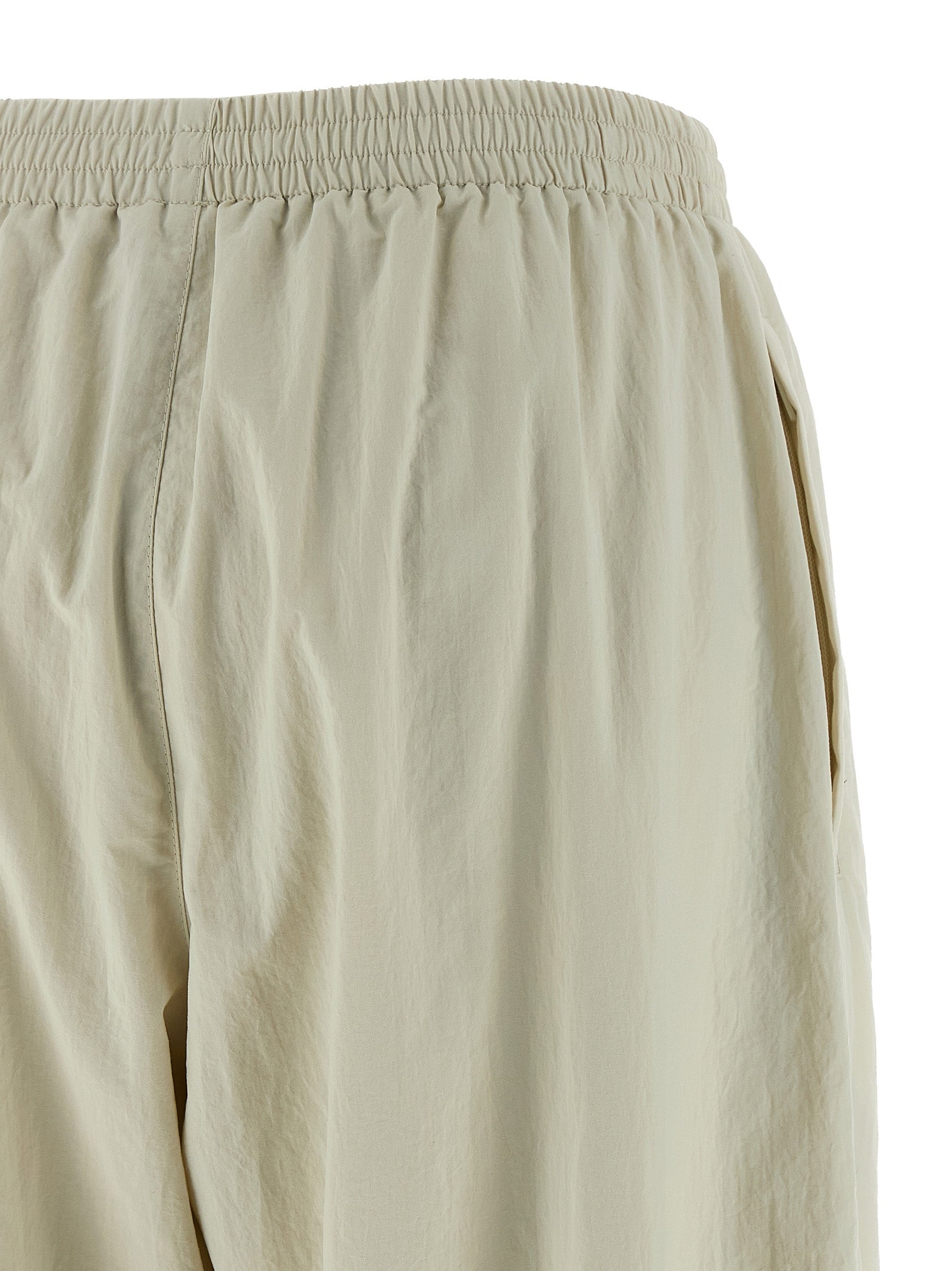 Balenciaga Beige Polyamide Joggers - Designer Couture Elegance