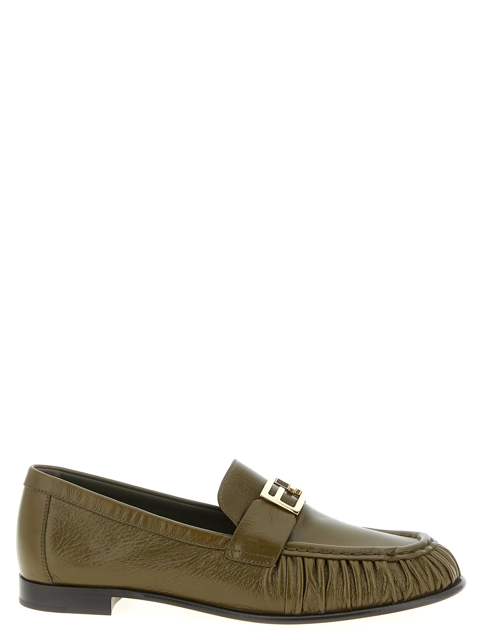 Discover the Fendi Bicolor Lamb Leather Slip-On Loafers, where exquisite craftsmanship meets bold luxury, embodying elegance for the discerning connoisseur.