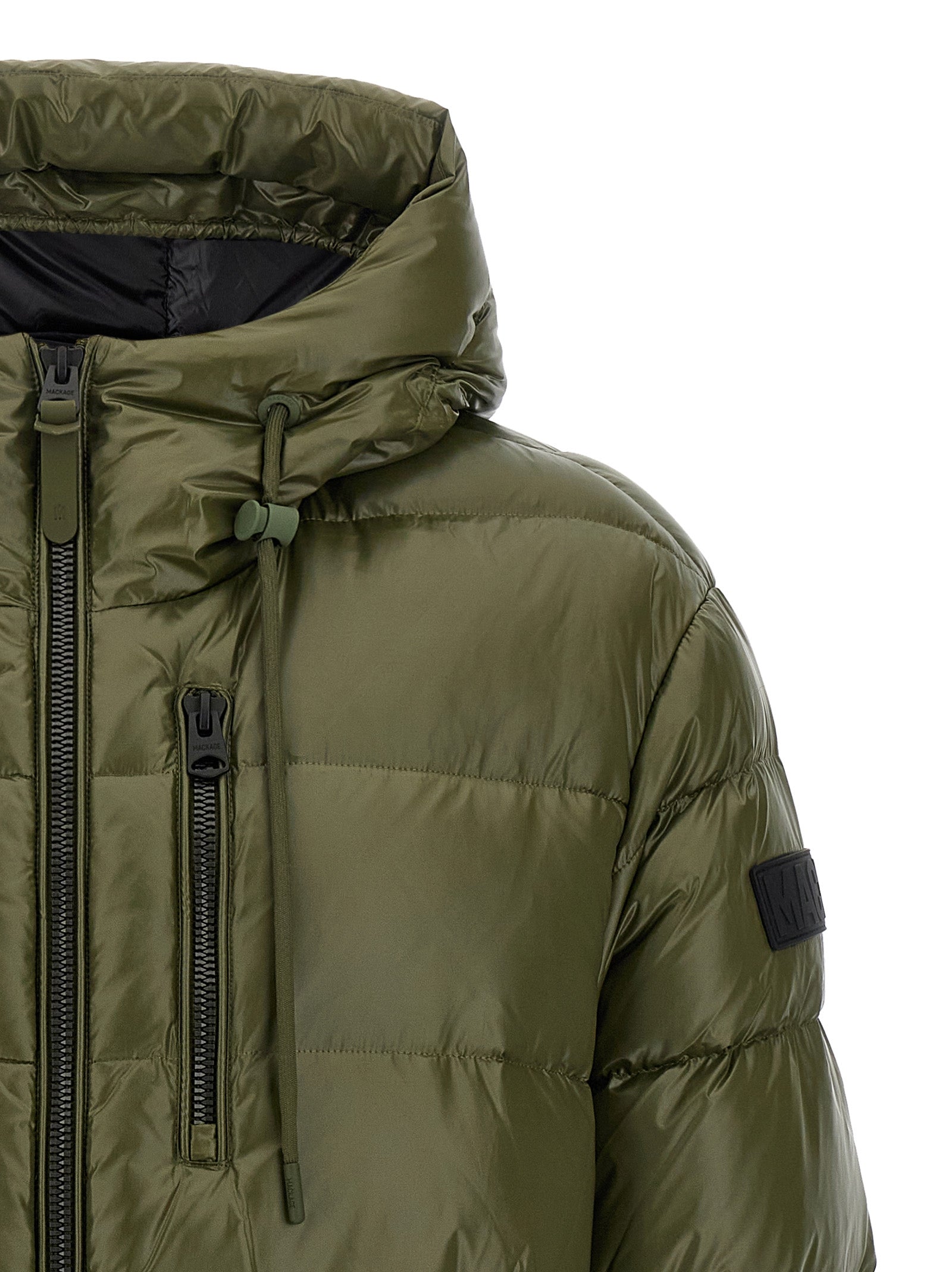 Mackage Bicolor Nylon Shell Jacket - Luxe Quilted Outerwear