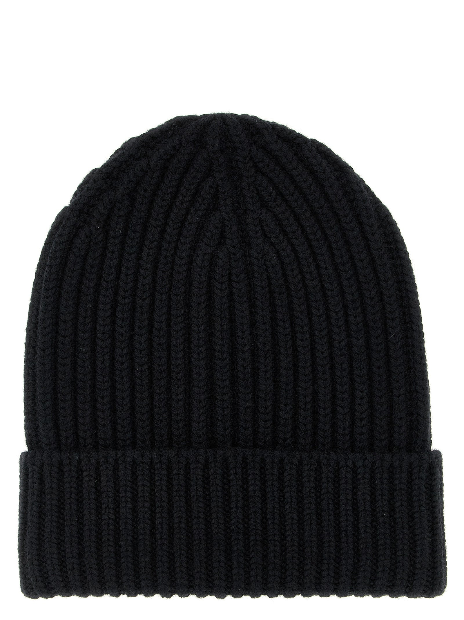 Dolce & Gabbana Black Wool Beanie - Exquisite Luxury Accessory