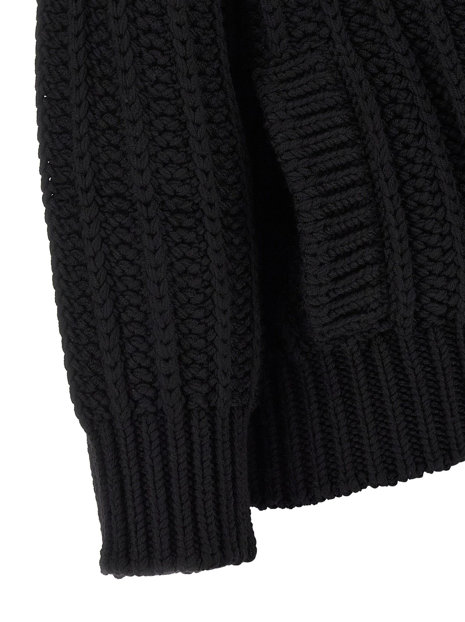 Dolce & Gabbana Black Virgin Wool Cardigan - Timeless Luxury