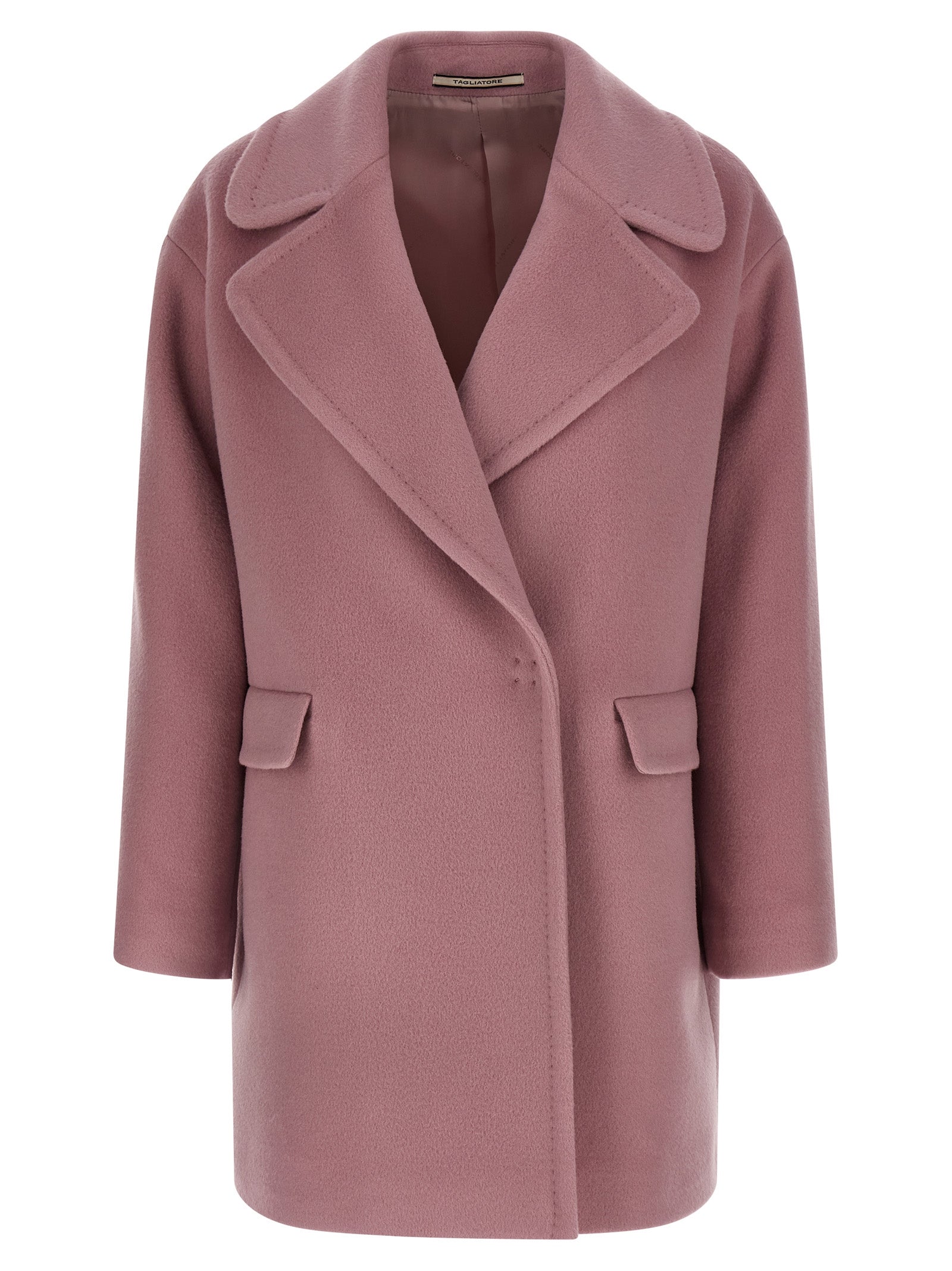 Discover the TAGLIATORE Astrid coat, a luxurious blend of virgin wool and mohair, exuding sophistication and timeless elegance for the discerning individual.