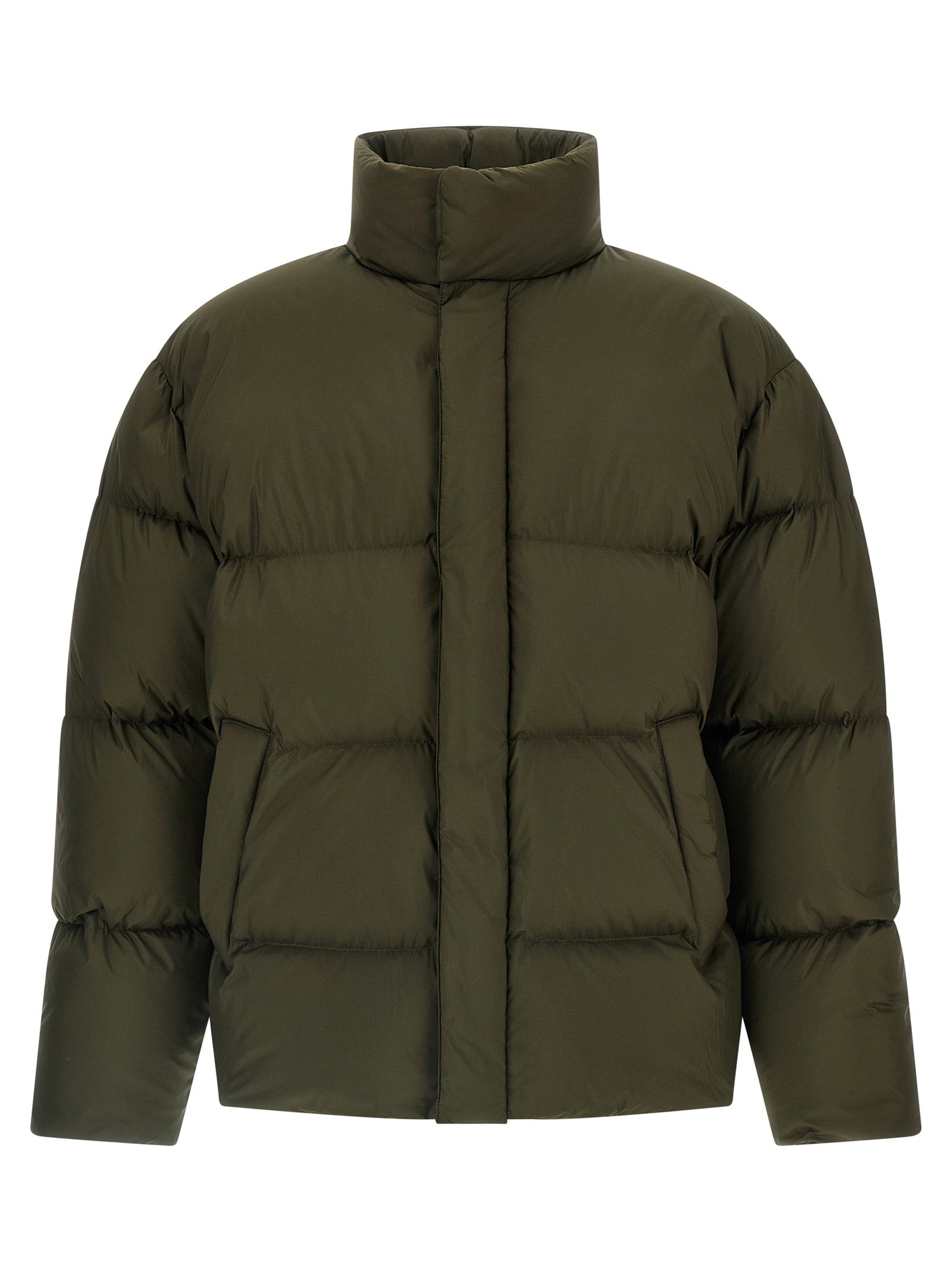 Saint Laurent Bicolor Polyester Full-Length Jacket - Artisanal Luxury