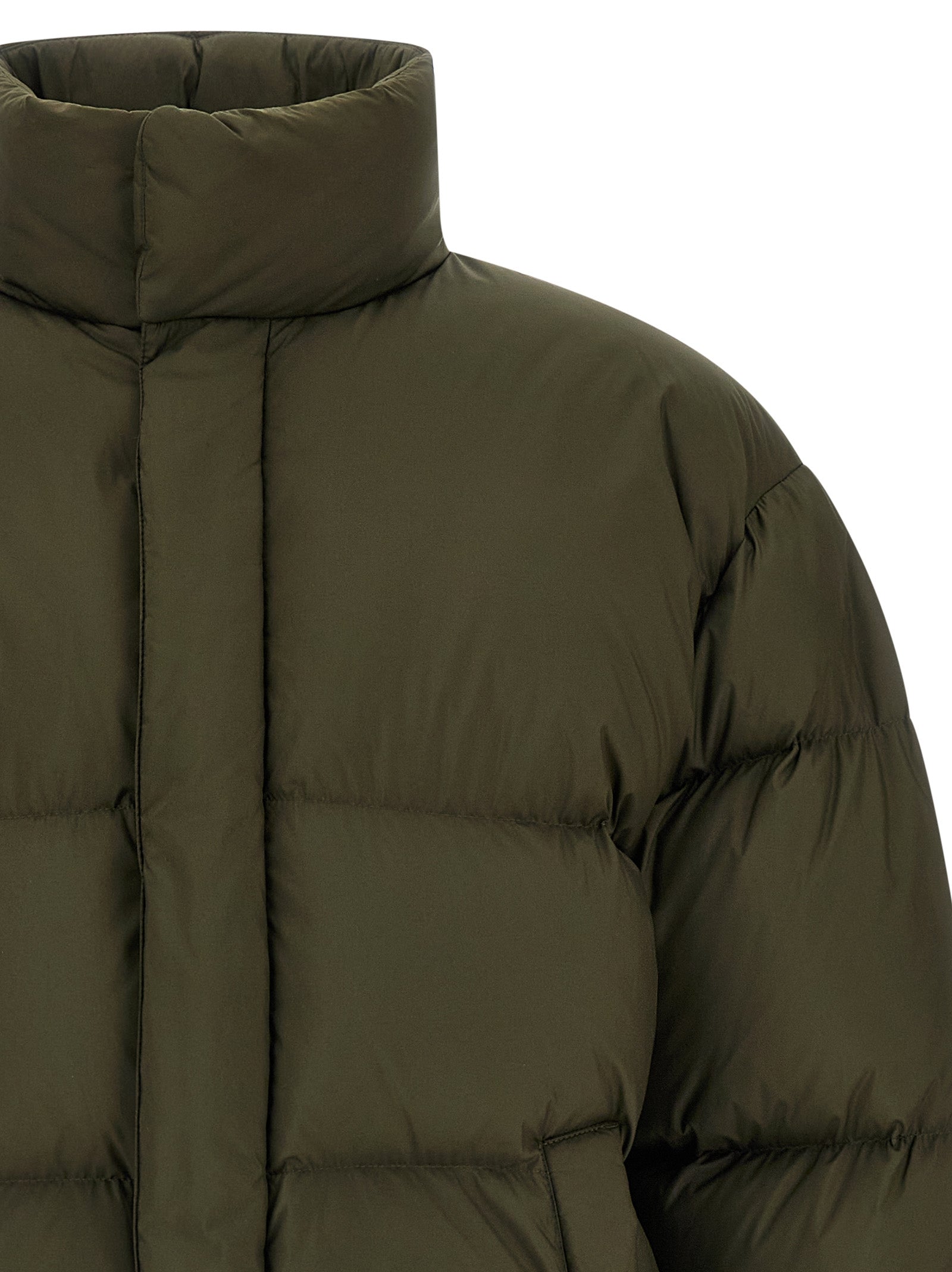 Saint Laurent Bicolor Polyester Full-Length Jacket - Artisanal Luxury Outerwear