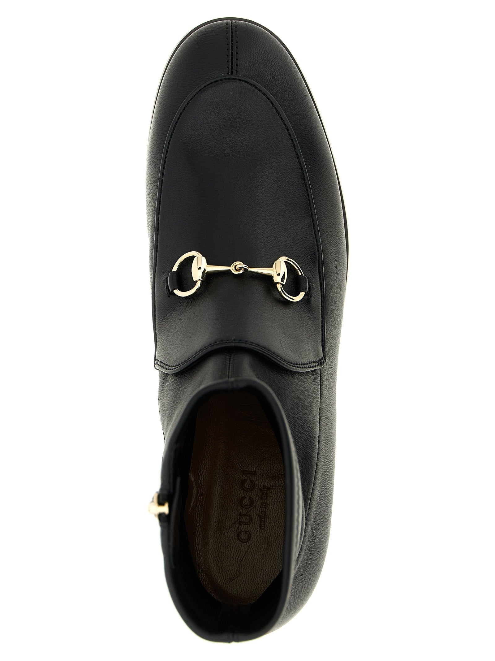 Gucci Black Lamb Leather Ankle Boots - Artisanal Luxury Footwear
