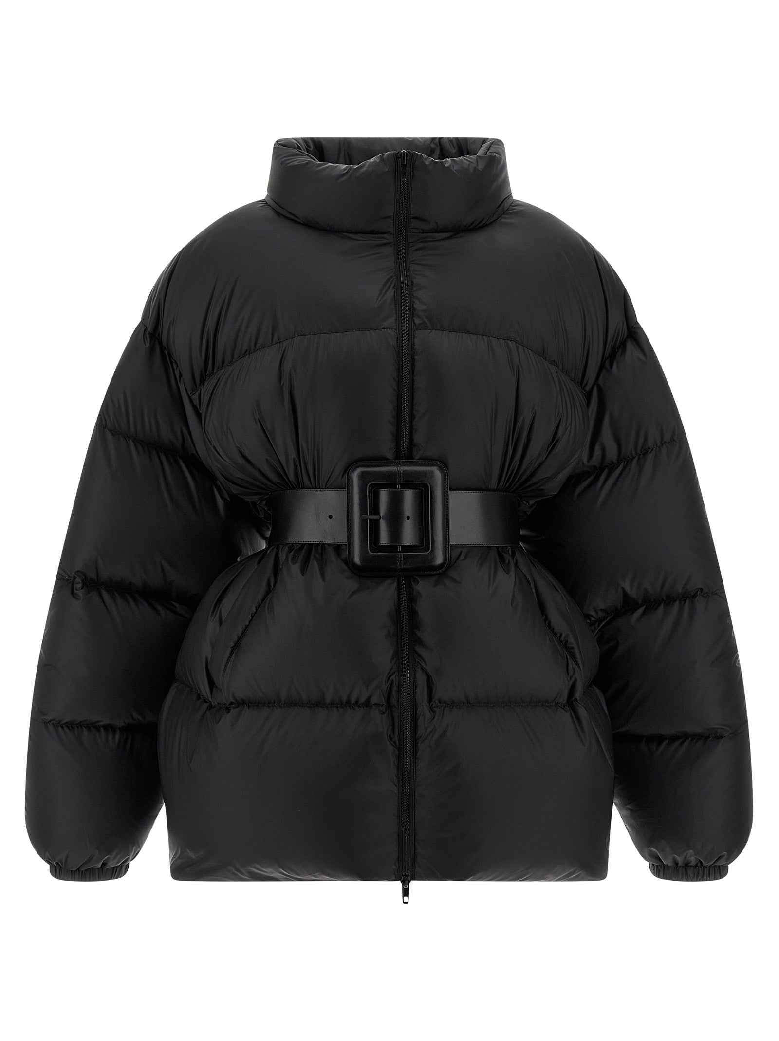 Balenciaga Black Polyamide Full-Length Jacket