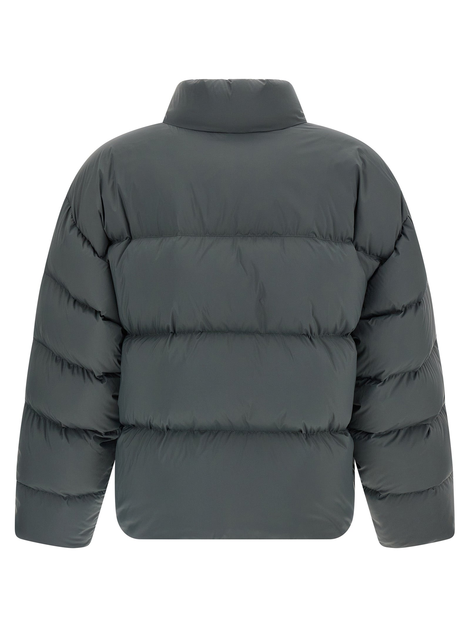 Balenciaga Gray Polyamide Full-Length Jacket - Luxury Redefined