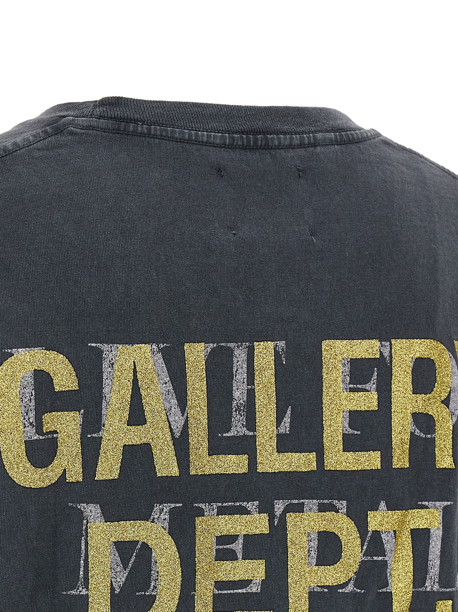 GALLERY DEPT. Black Cotton T-Shirt