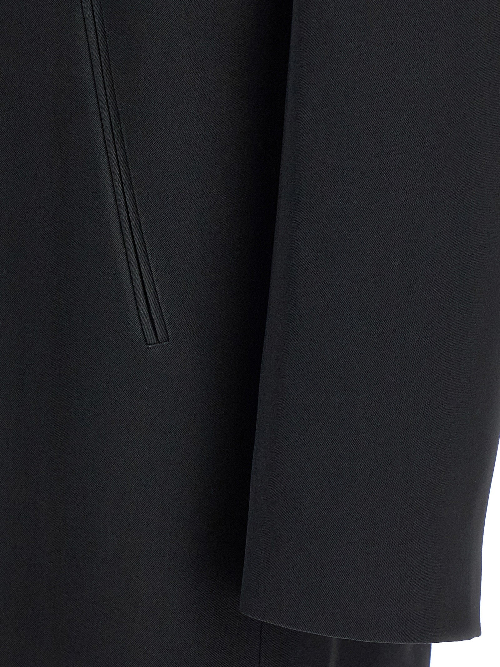 Maison Margiela Black Wool Coat
