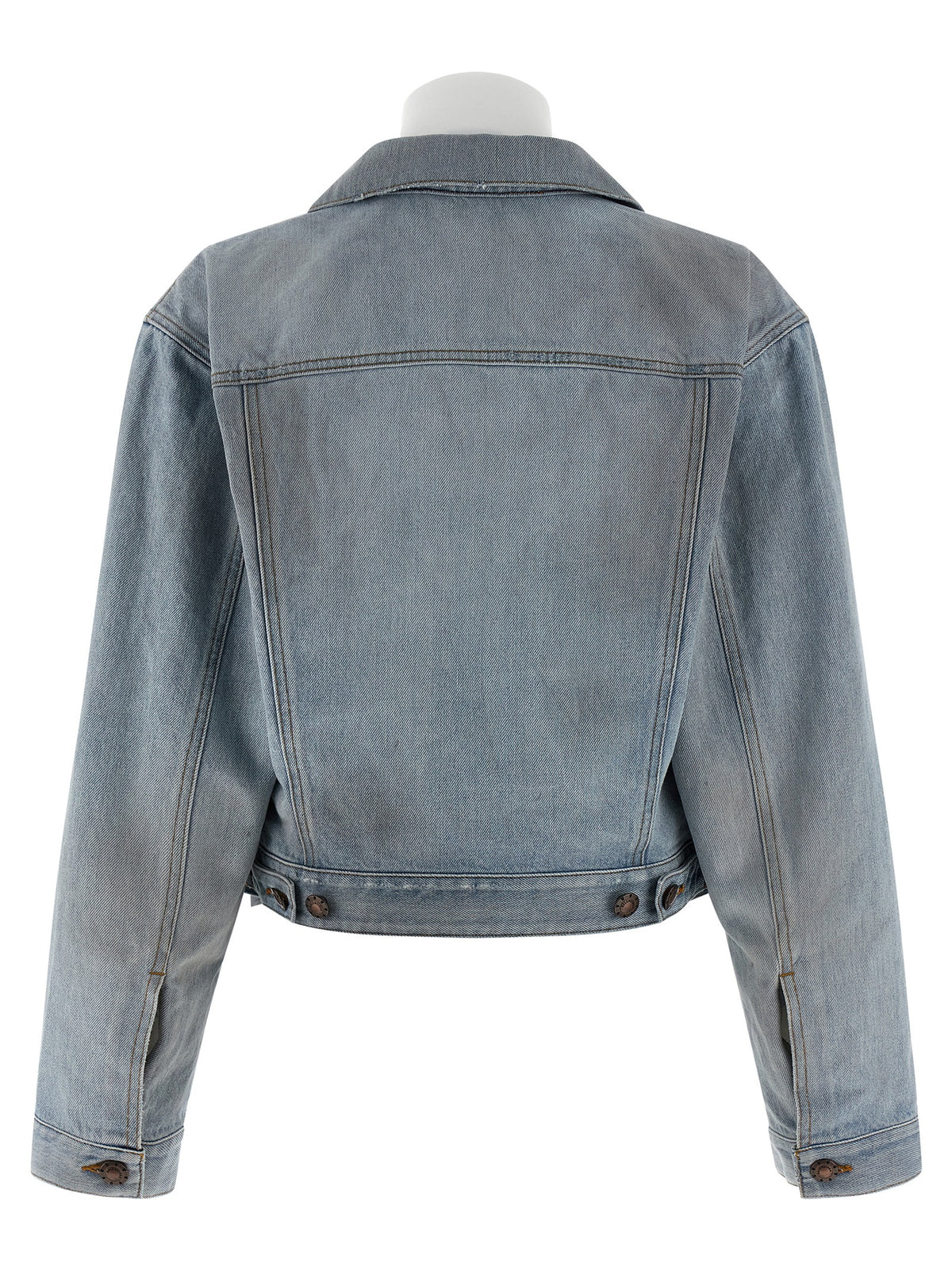 Balenciaga Blue Cotton Denim Jacket
