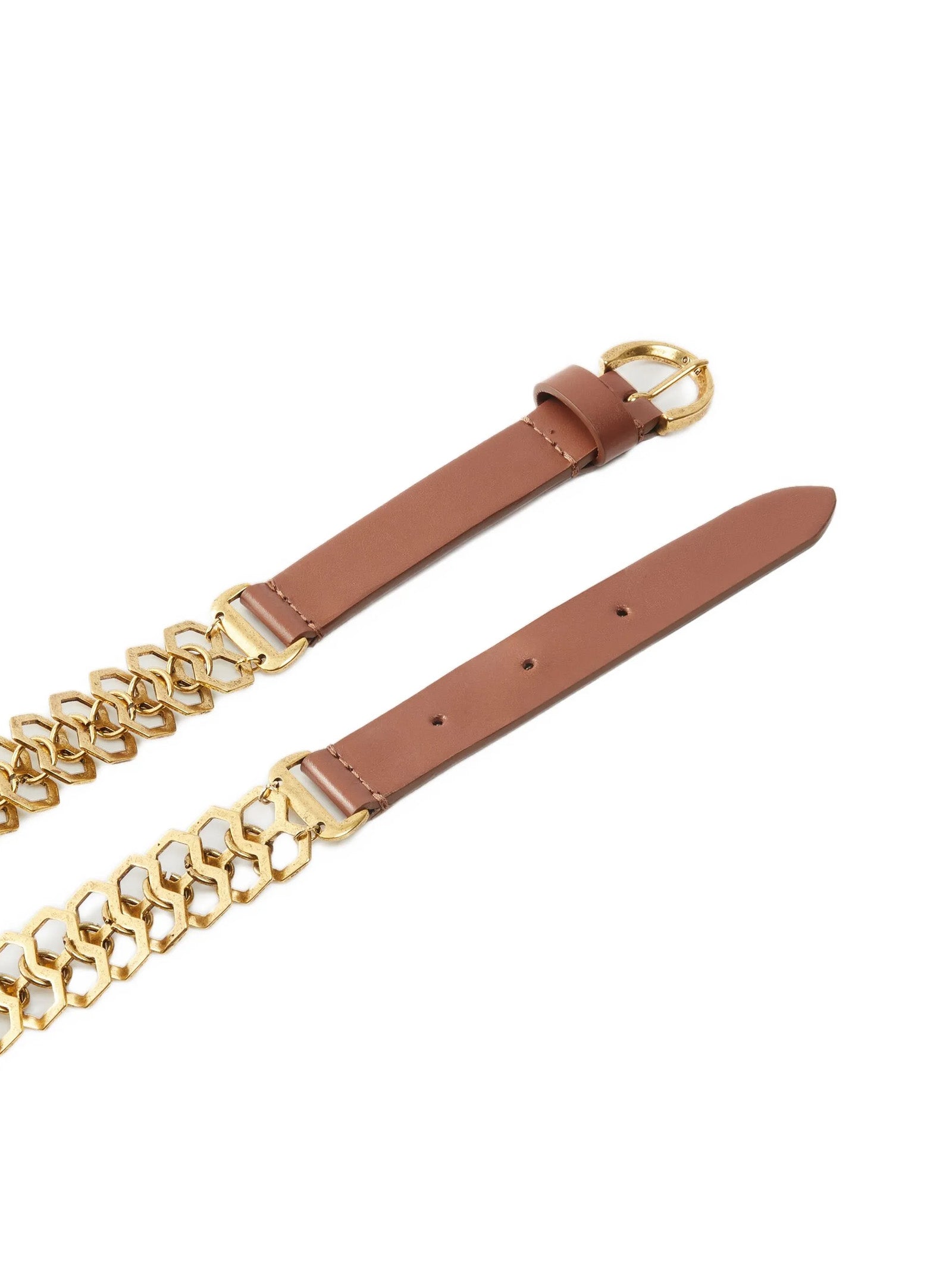 Elevate your style with PINKO's Brown Calfskin Regular Belt, a luxurious Italian-crafted accessory that embodies sophistication and timeless elegance.