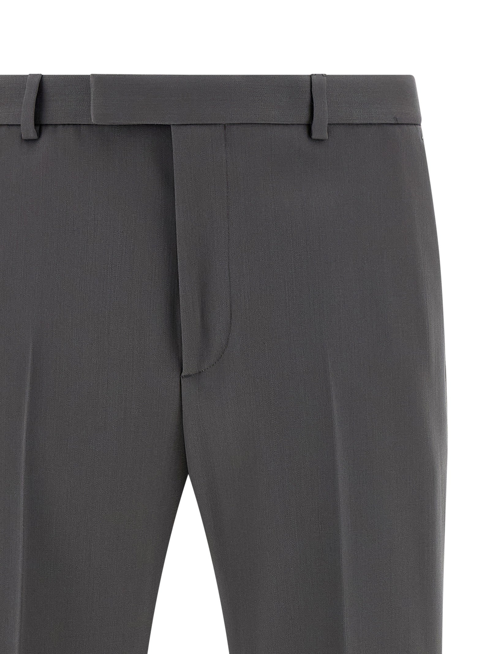 Gucci Gray Wool Dress Pants - Artisanal Couture Elegance