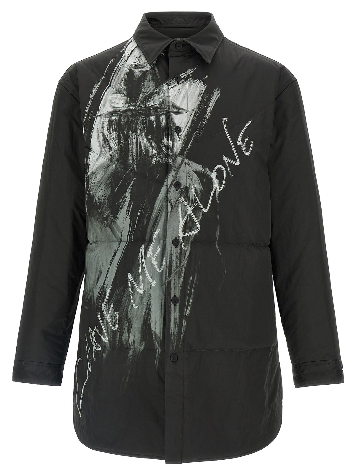 Elevate your wardrobe with the Yohji Yamamoto Black Polyester Blouse, a luxurious blend of avant-garde design and timeless elegance, perfect for making a bold statement.