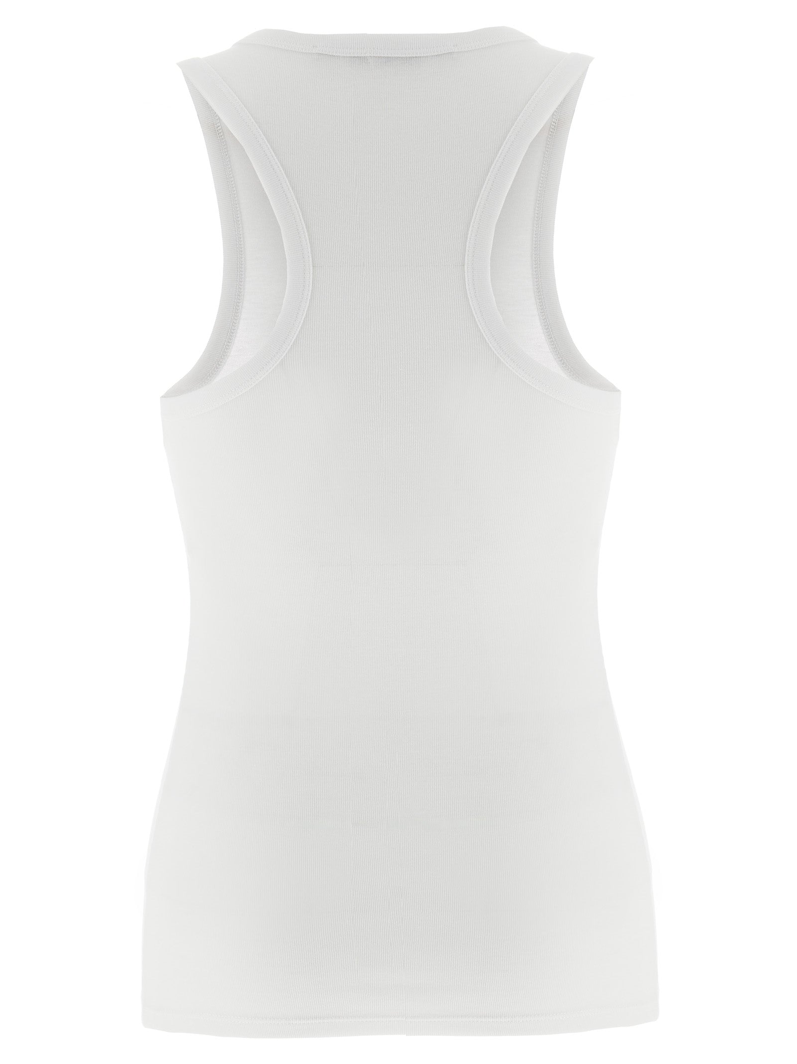 Stella McCartney White Lyocell Tank Tops
