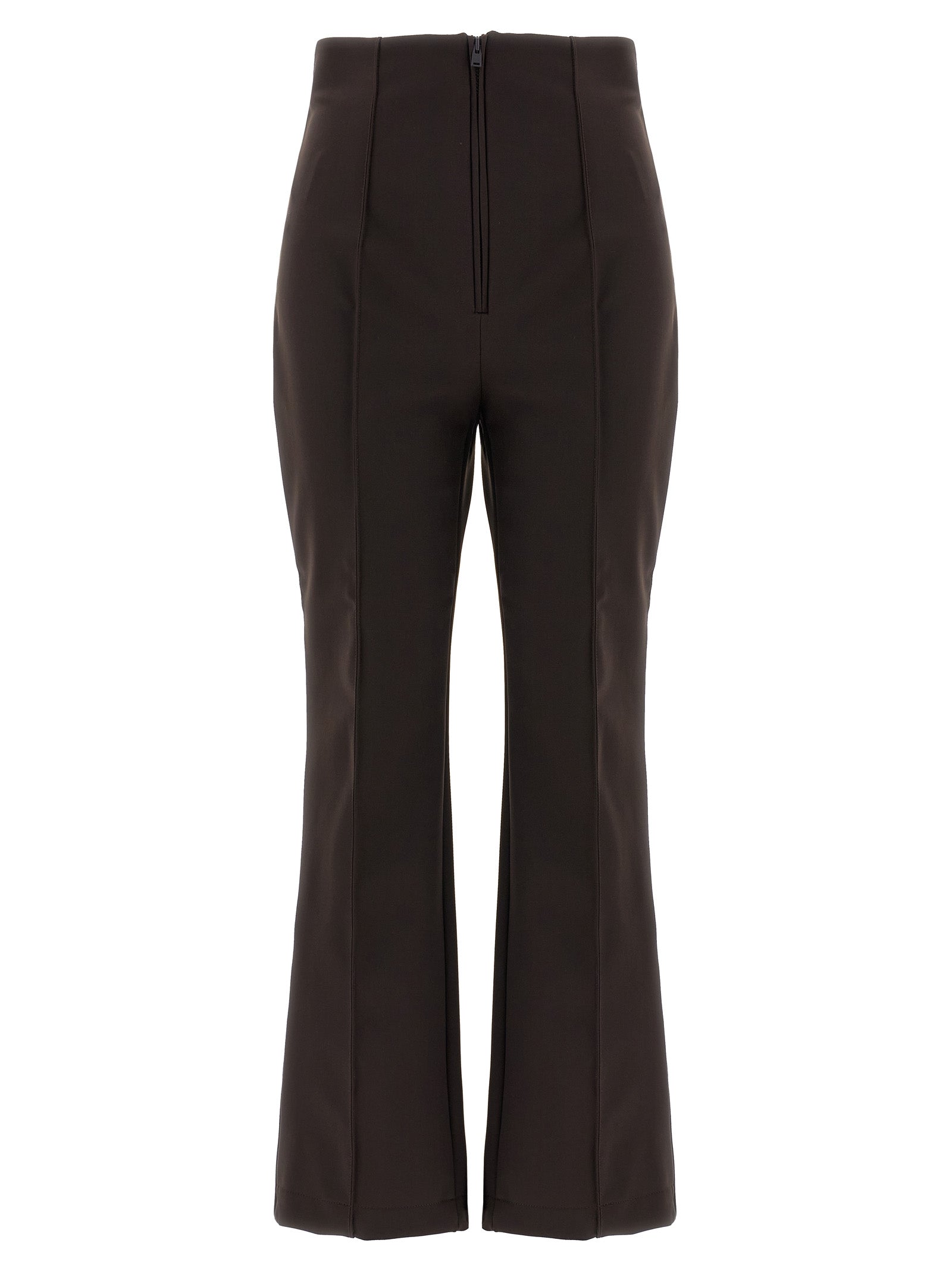 Fendi Brown Polyamide Athletic Pants - Luxury Couture Elegance