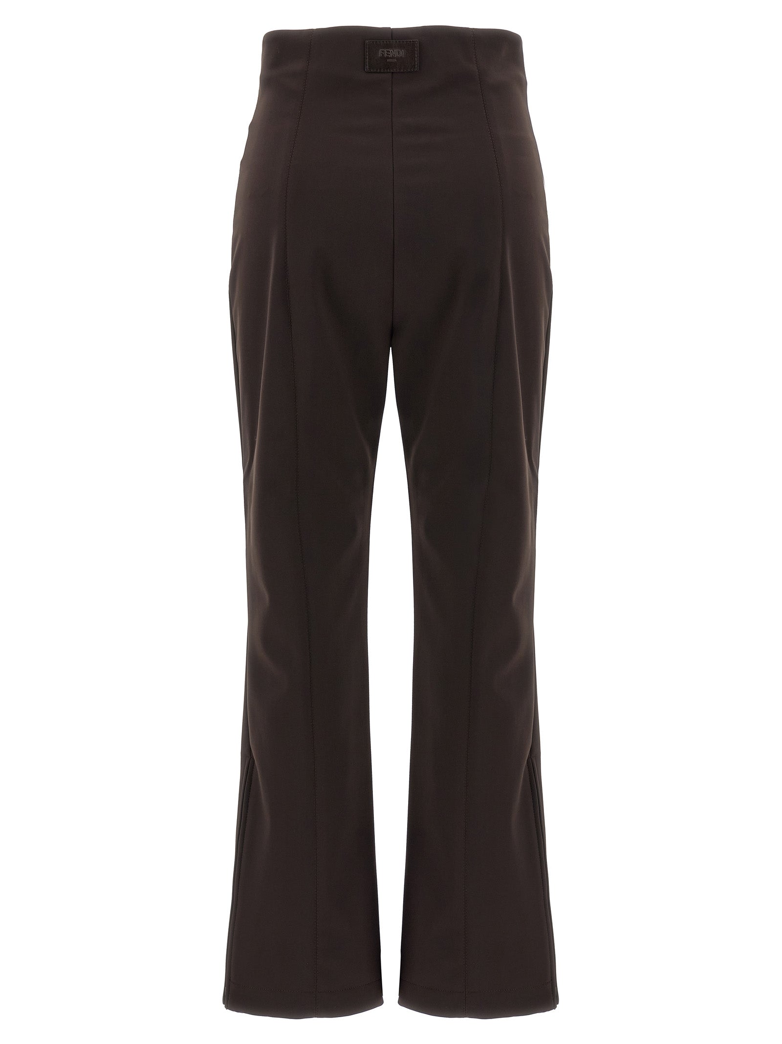 Fendi Brown Polyamide Athletic Pants - Luxury Couture for Adventurers