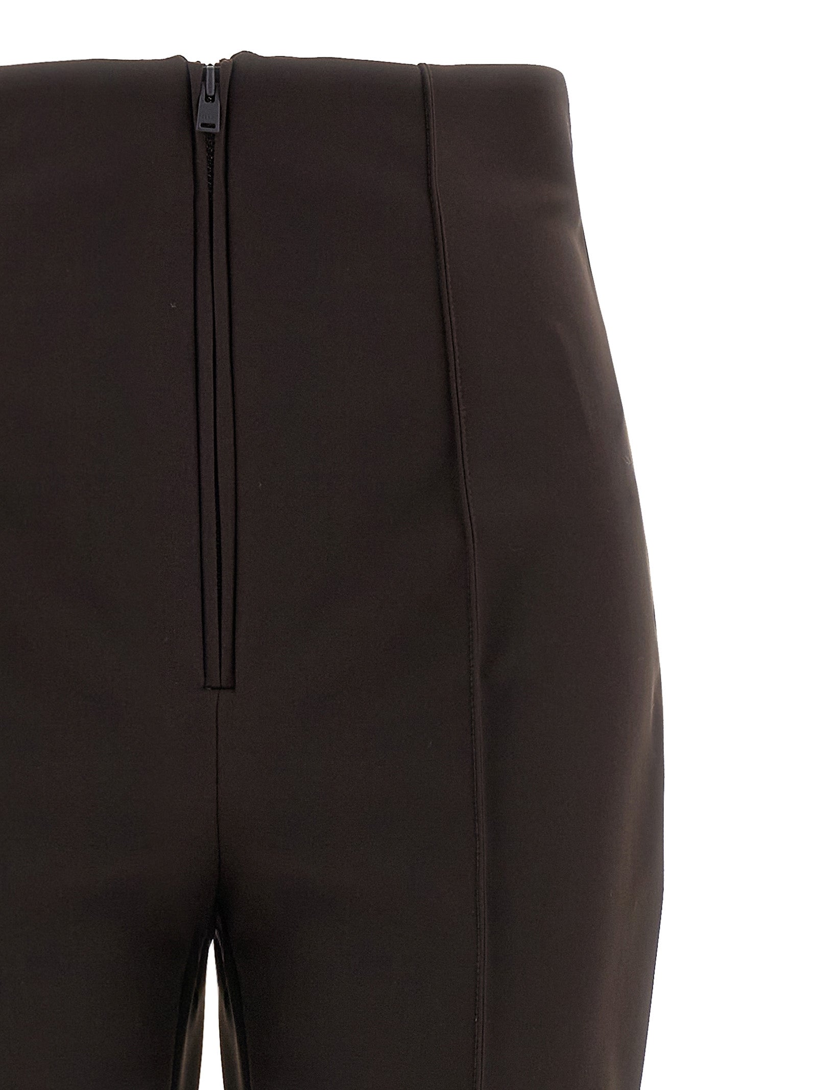 Fendi Brown Polyamide Athletic Pants - Luxury Couture Elegance