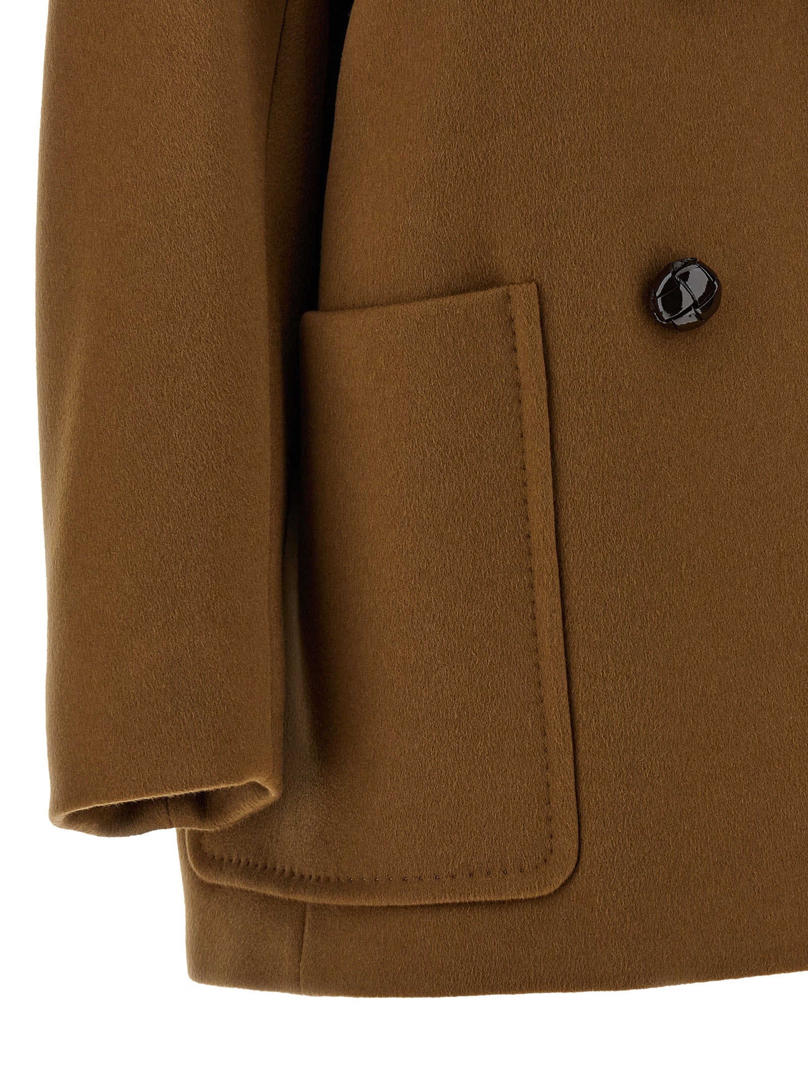 Max Mara Brown Cashmere Coat - Exquisite Couture Elegance