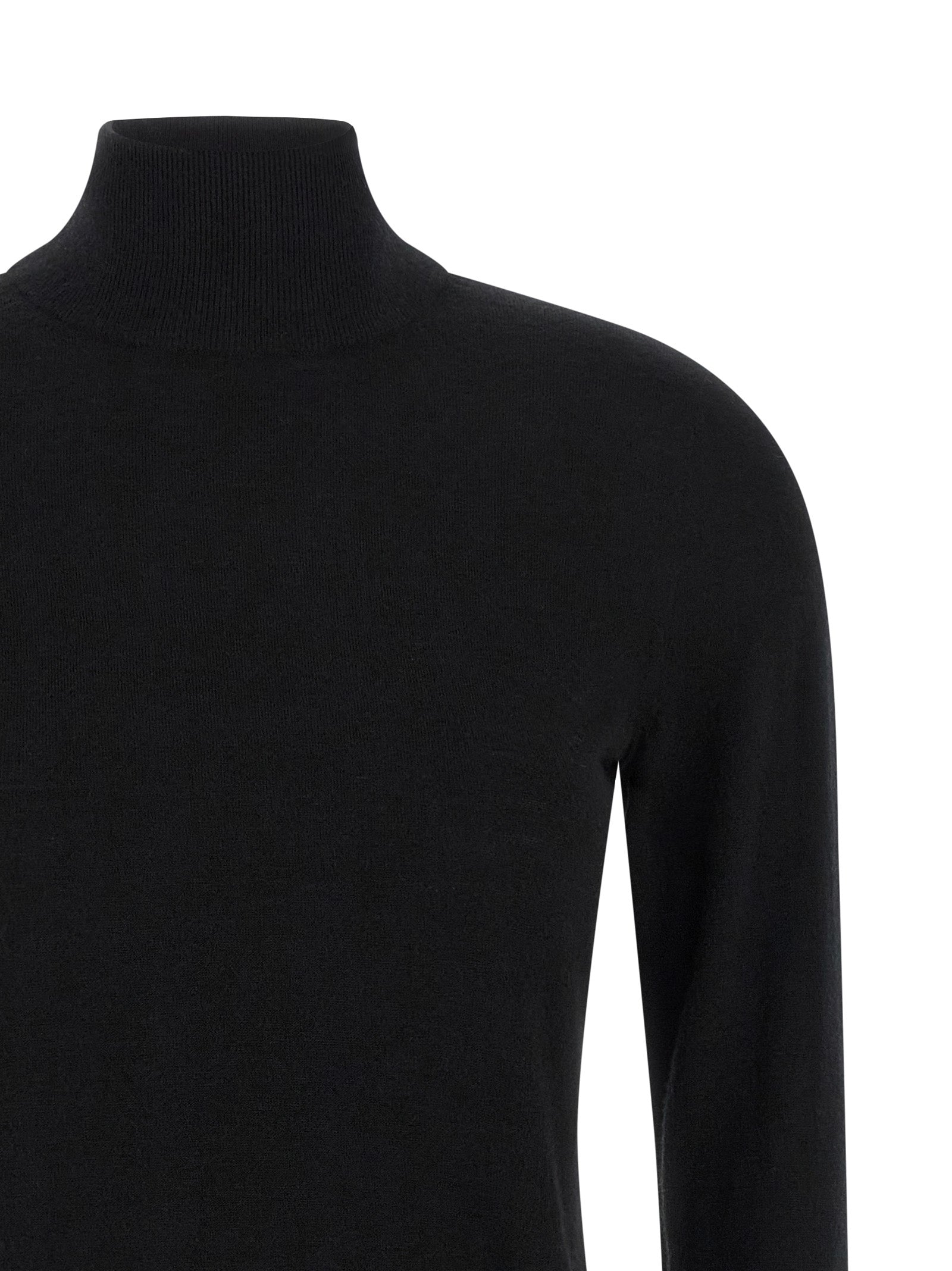 Indulge in the Max Mara Black Cashmere Cardigan, a masterpiece of luxurious craftsmanship in pure cashmere, perfect for elevating any sophisticated wardrobe.