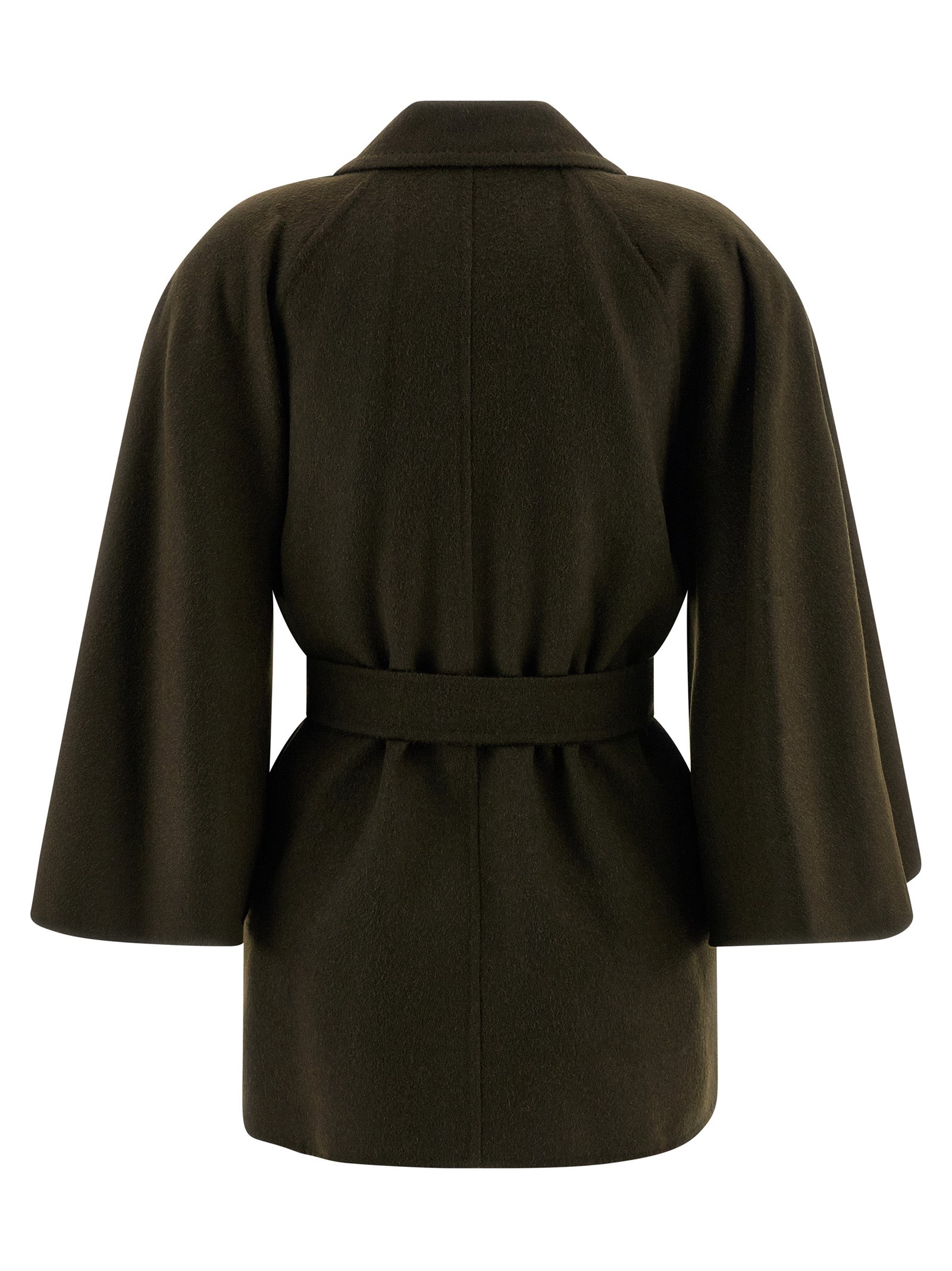 Max Mara Bicolor Wool Coat - Artisanal Luxury Outerwear