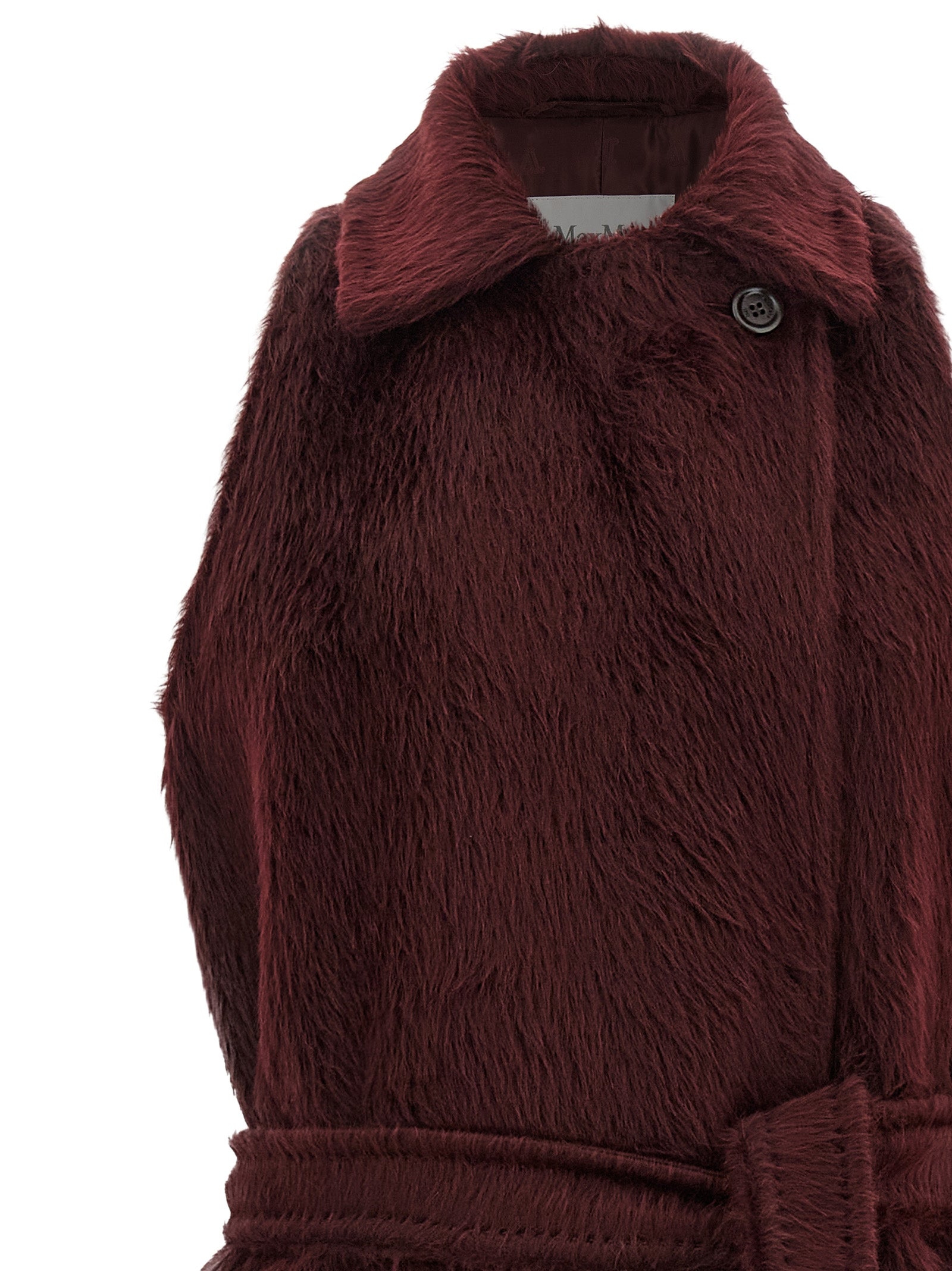 Max Mara Bordeaux Wool Coat - Timeless Luxury Elegance