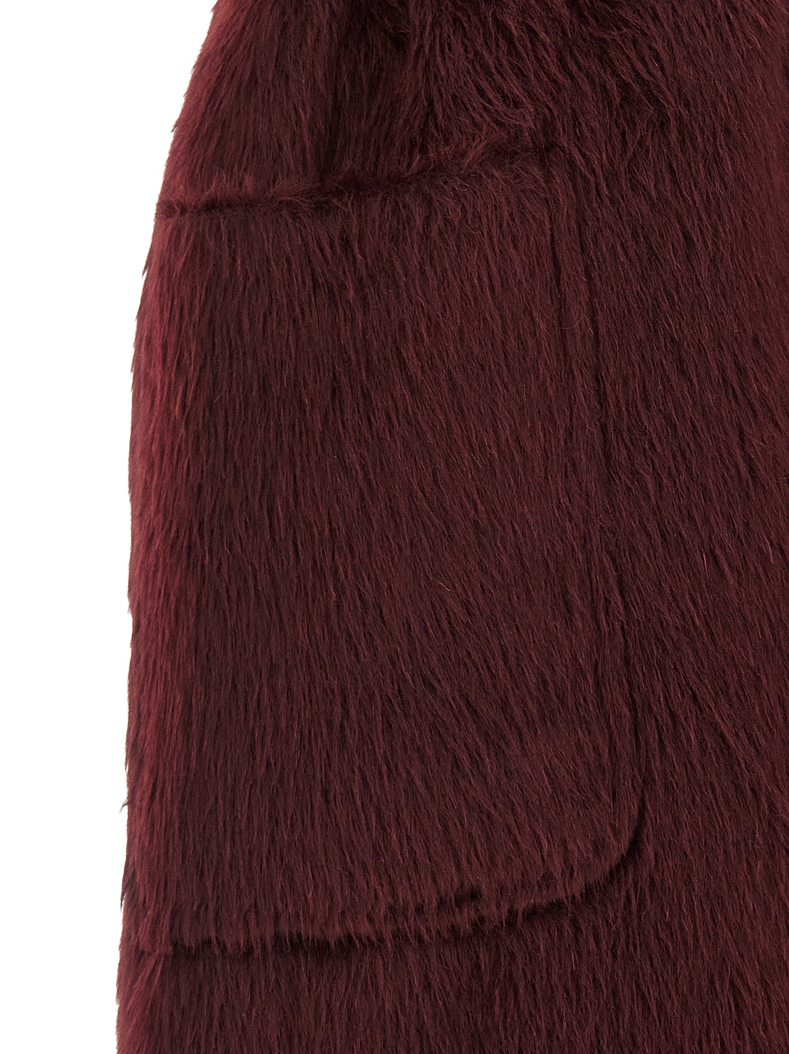 Max Mara Bordeaux Wool Coat - Timeless Luxury Elegance