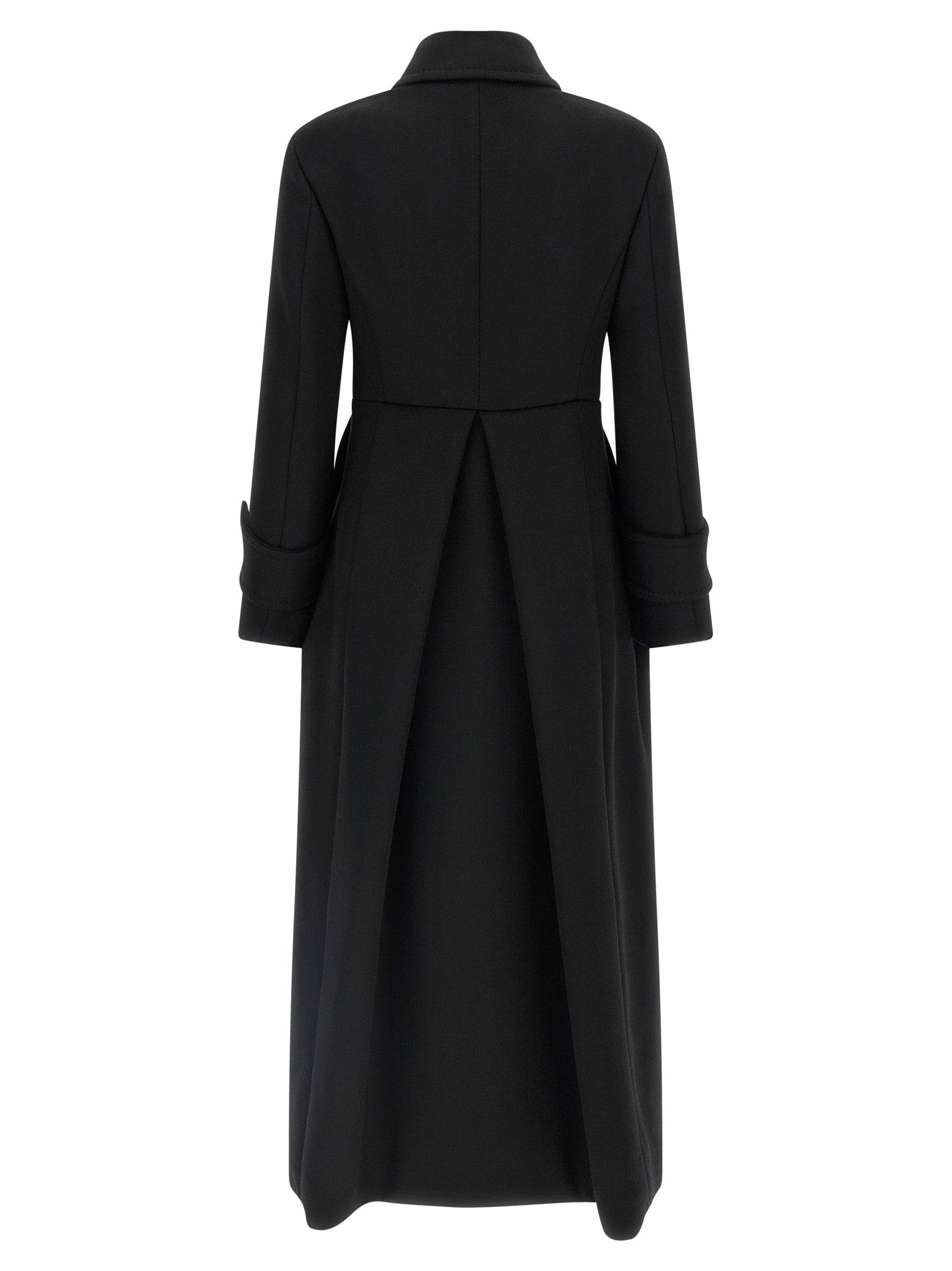 Discover the Max Mara Black Wool Coat, a masterpiece of Italian craftsmanship in luxurious camel wool, designed to elevate your elegance and sophistication.